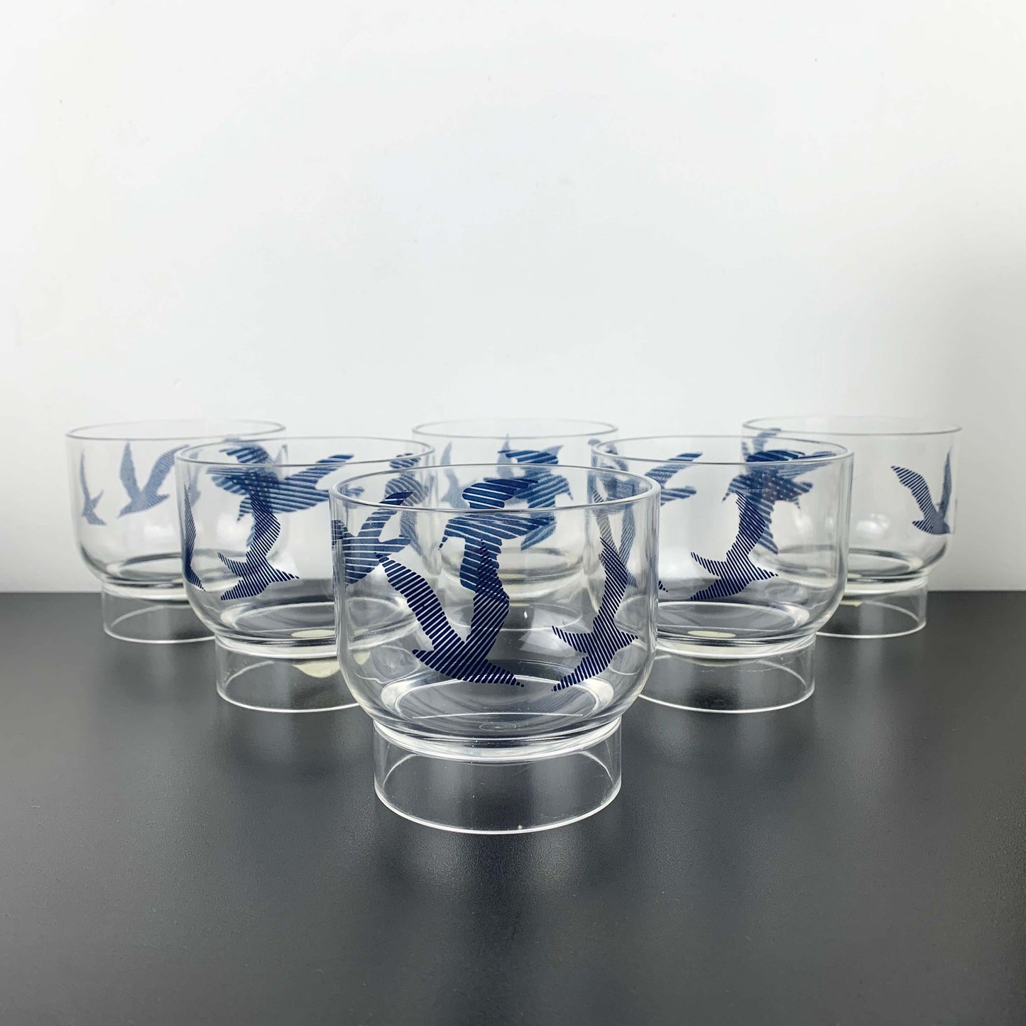 Guzzini Italy Seagull Tumbler & Salad Bowl Set