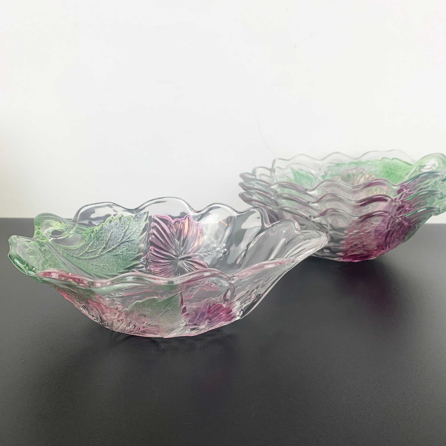 Mikasa Tinted Hibiscus Bowl Set