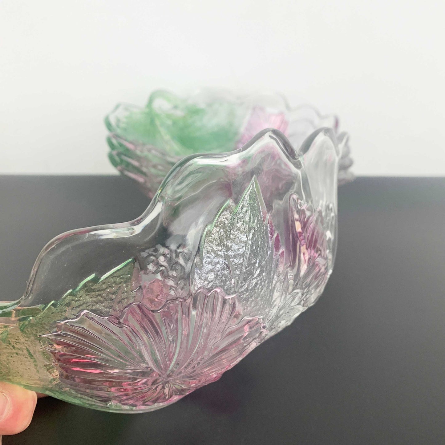 Mikasa Tinted Hibiscus Bowl Set
