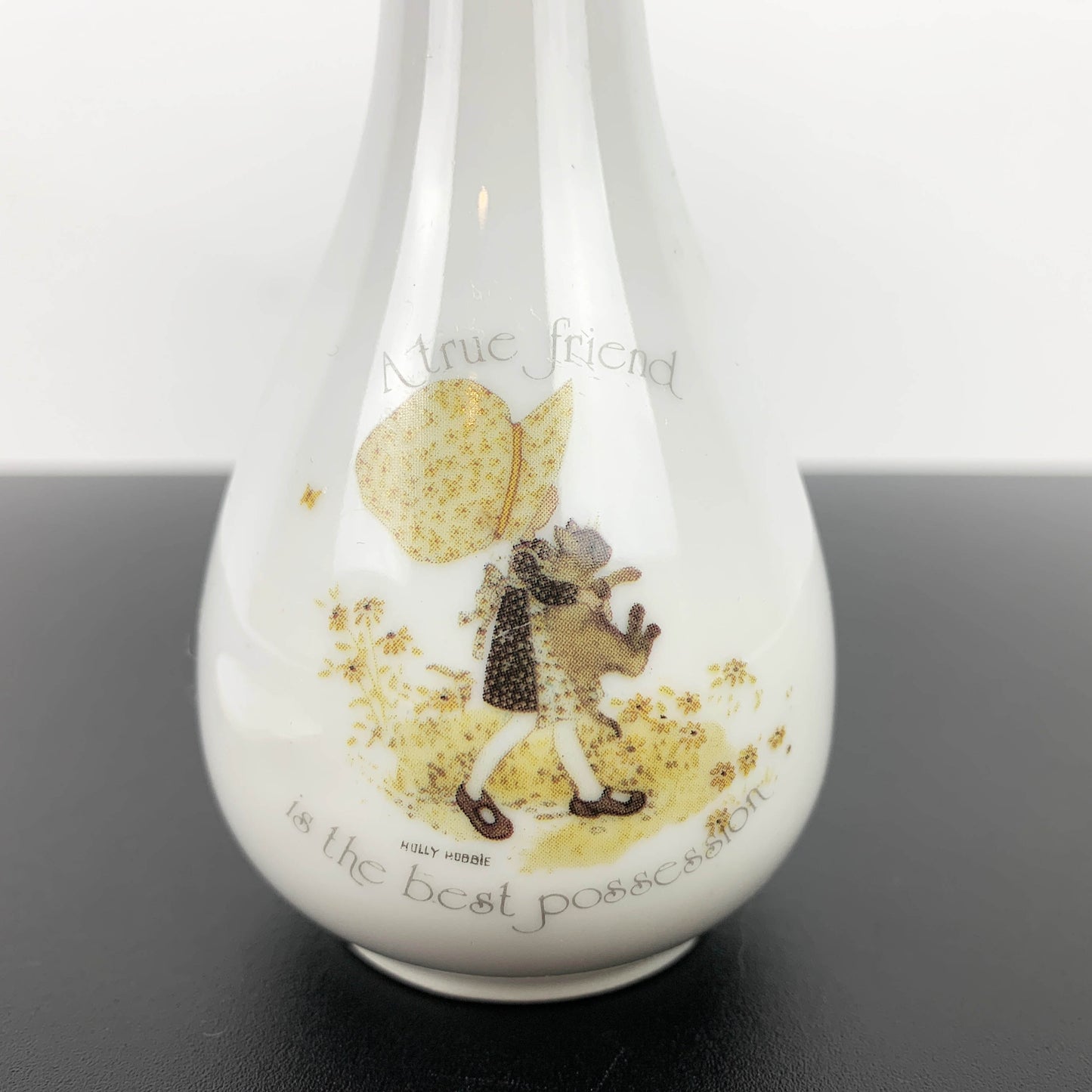Holly Hobbie Vase and Plaque Set