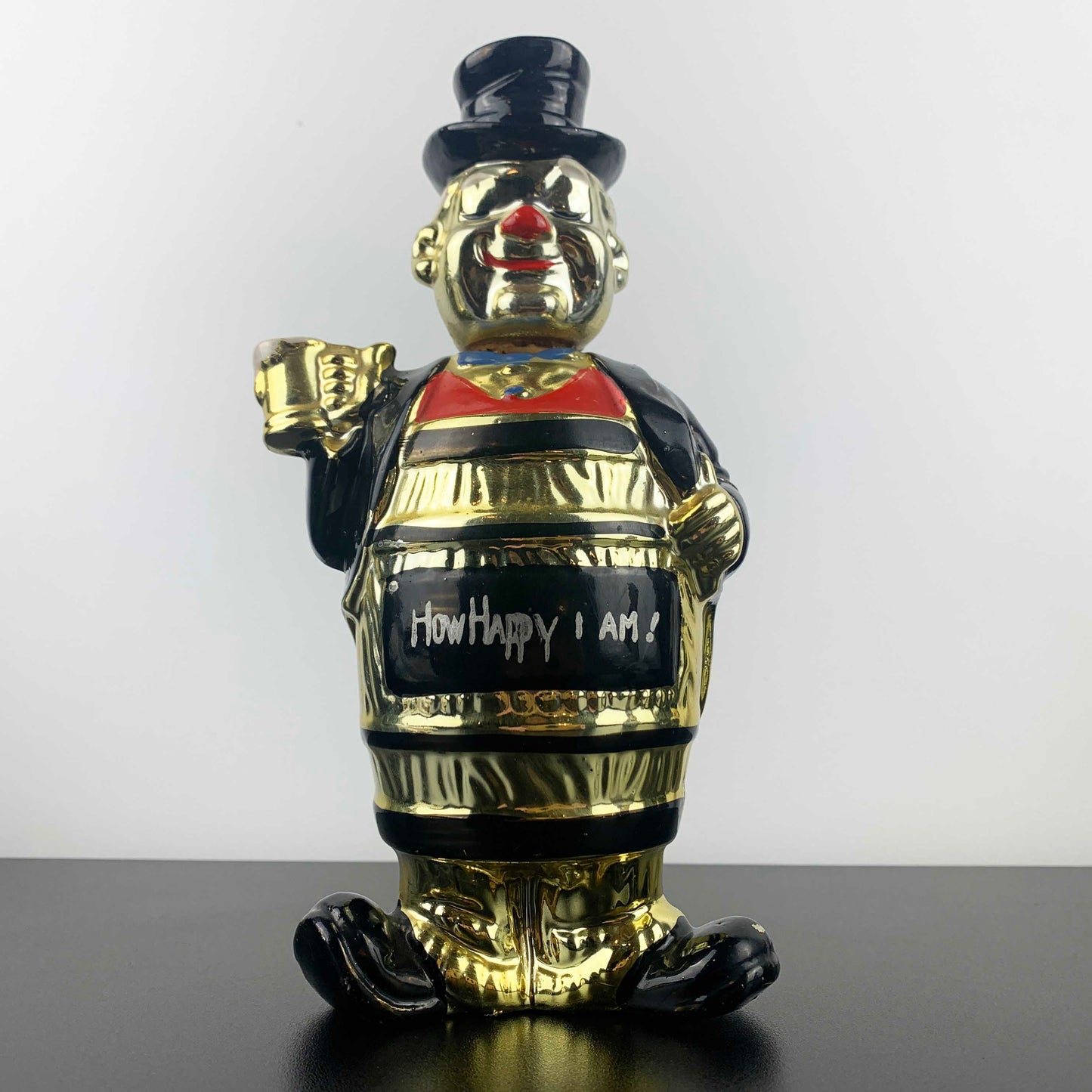 Ceramic Man with Top Hat Novelty Decanter