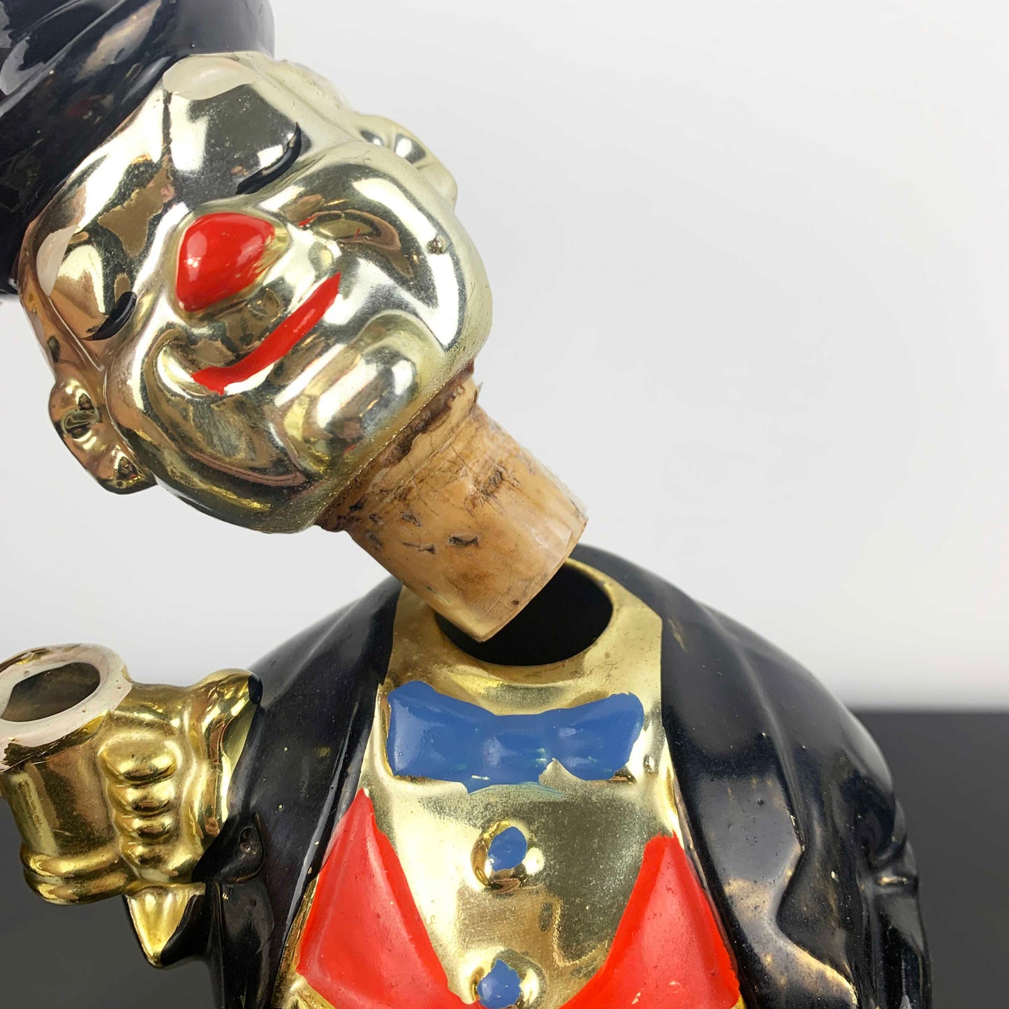 Ceramic Man with Top Hat Novelty Decanter