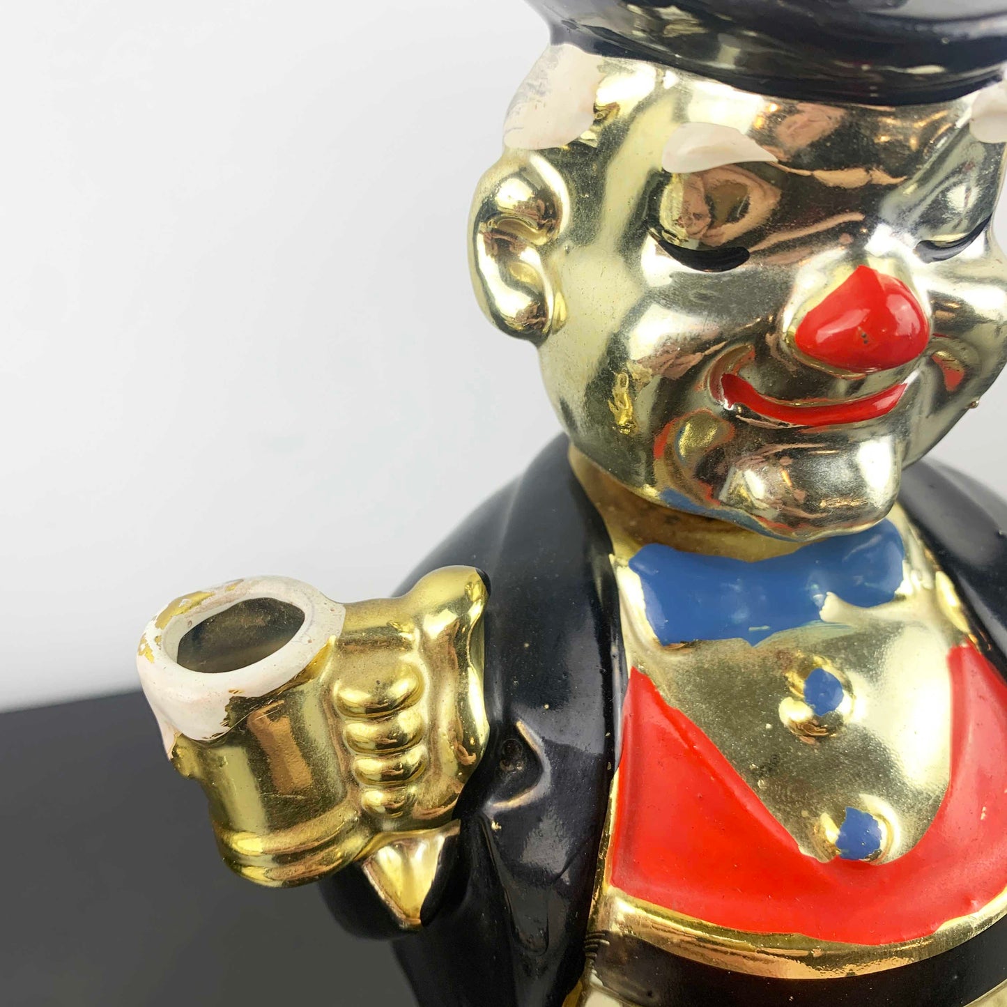 Ceramic Man with Top Hat Novelty Decanter