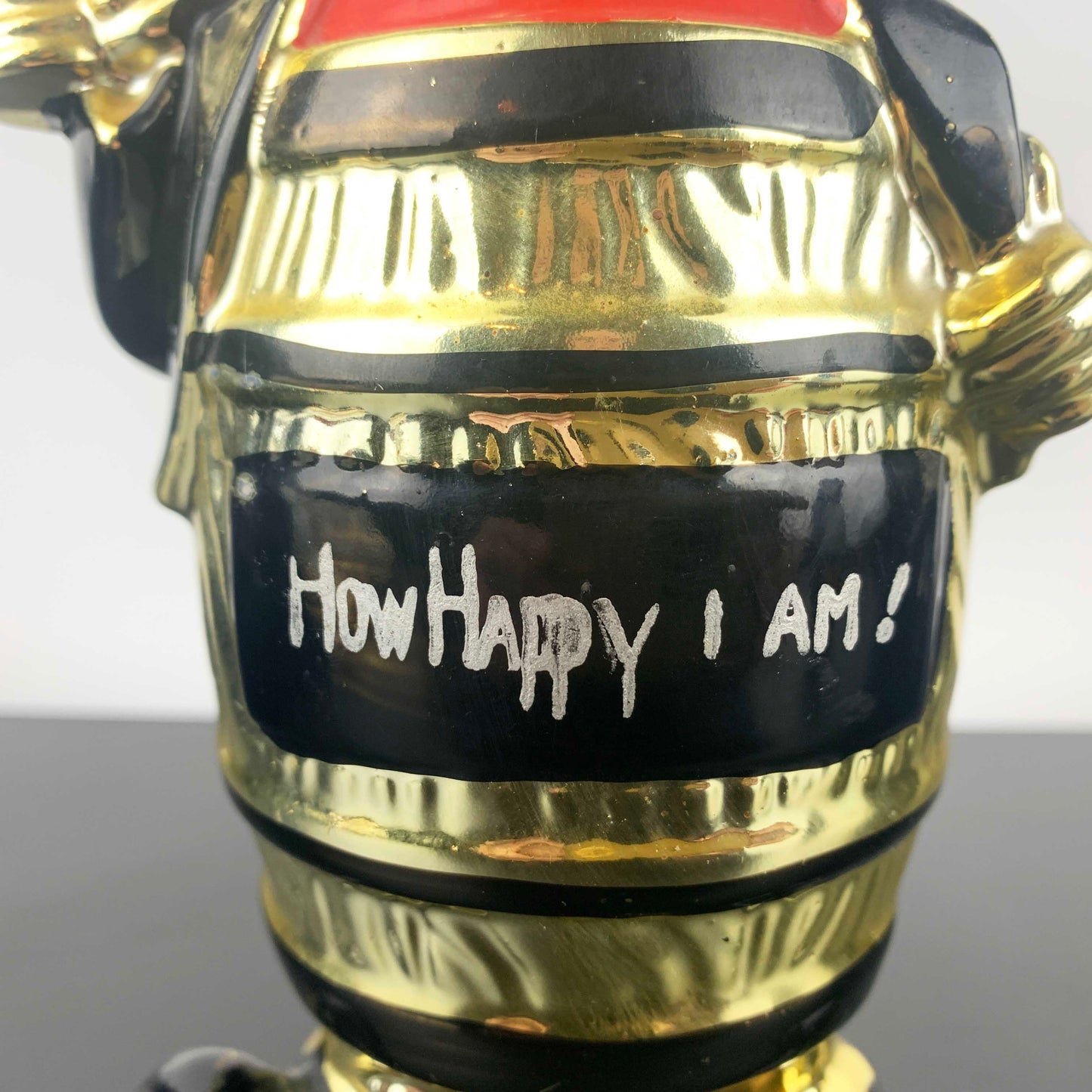 Ceramic Man with Top Hat Novelty Decanter