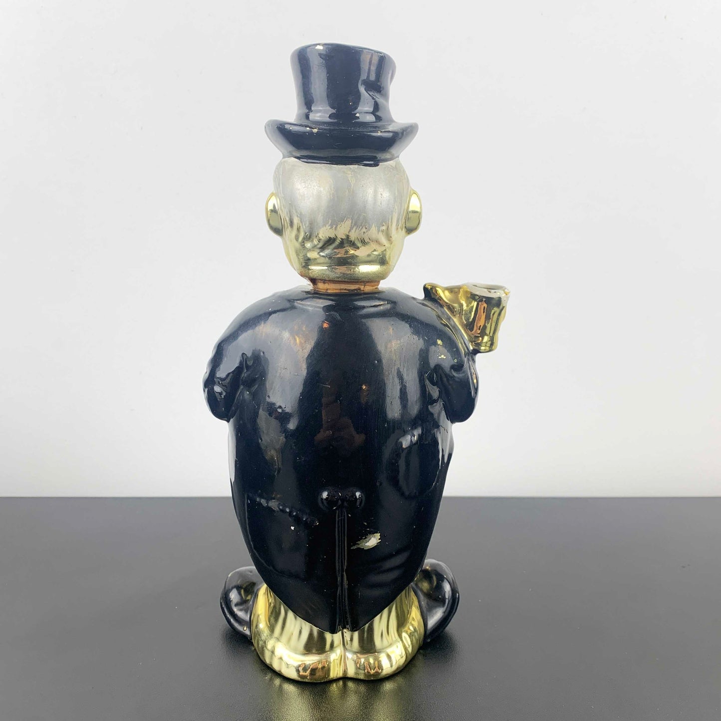 Ceramic Man with Top Hat Novelty Decanter