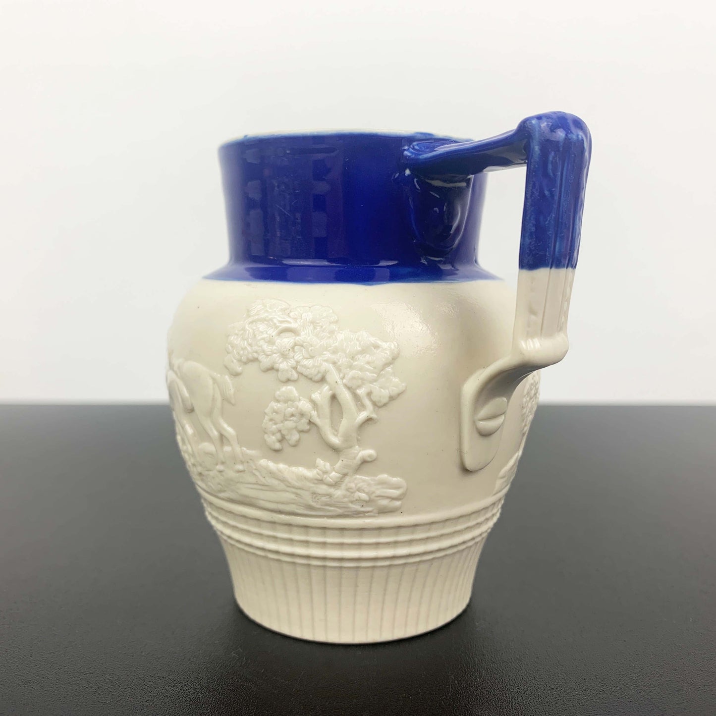 Antique English Feldspathic Stoneware Creamer