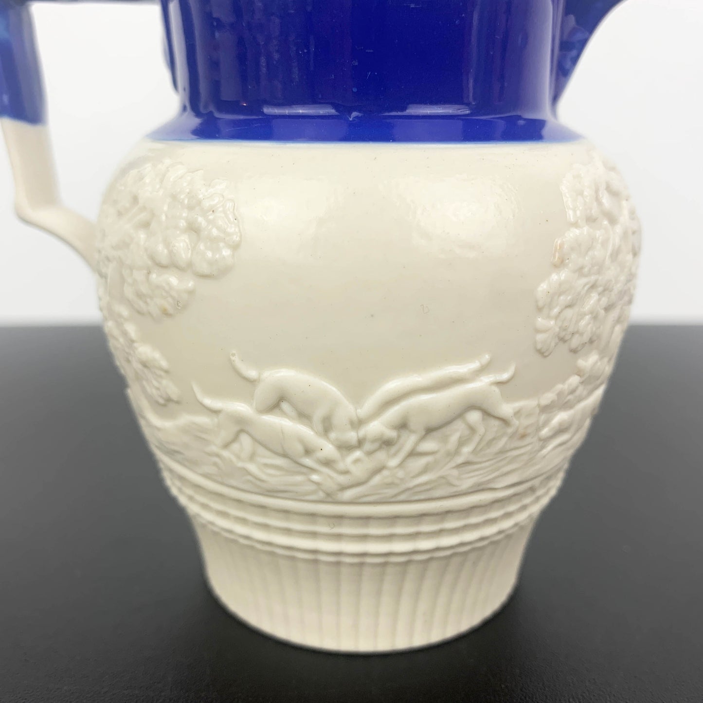 Antique English Feldspathic Stoneware Creamer