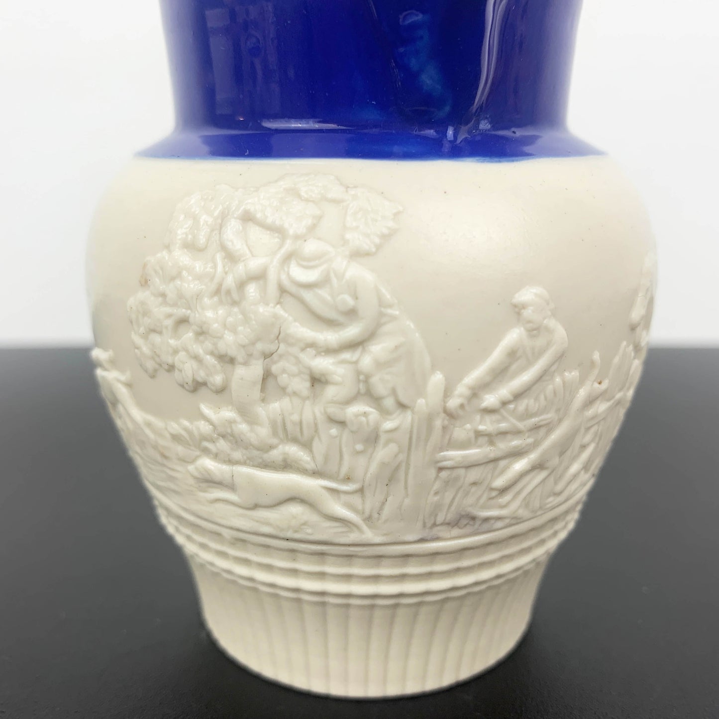 Antique English Feldspathic Stoneware Creamer