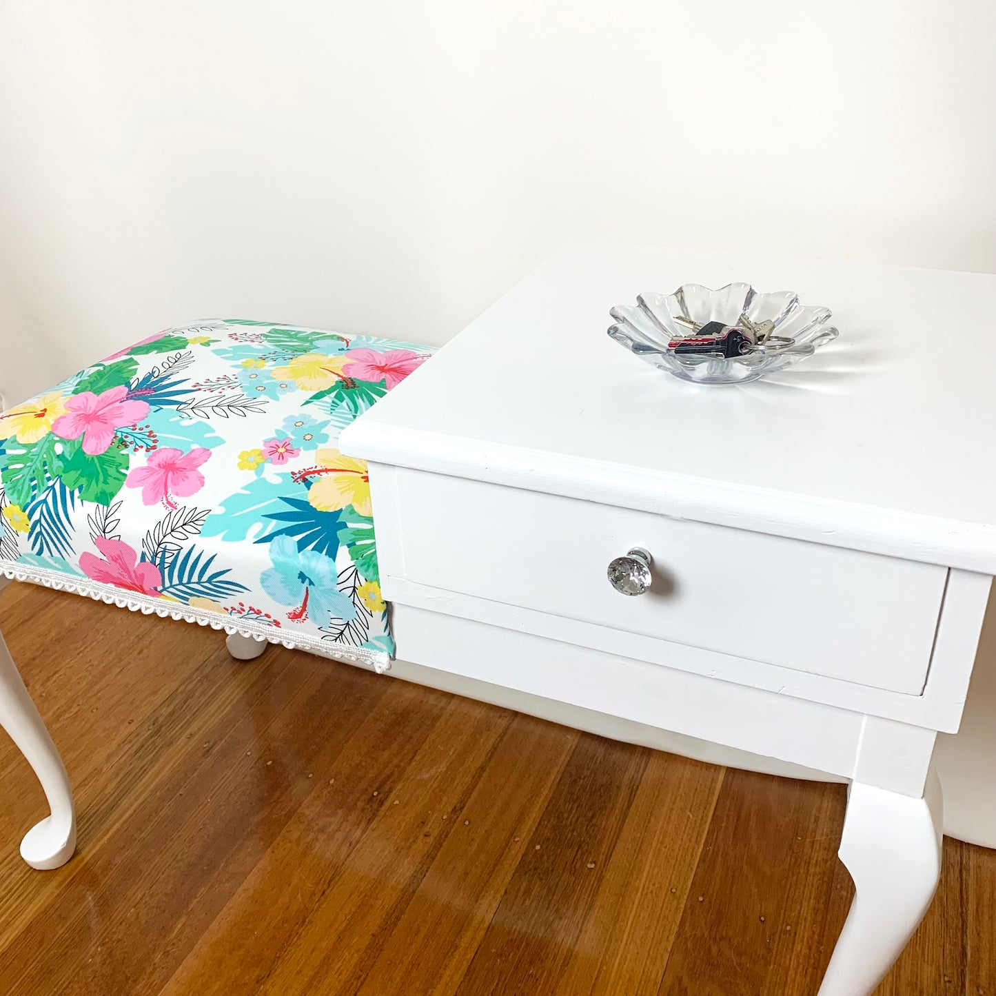 Refurbished vintage telephone table