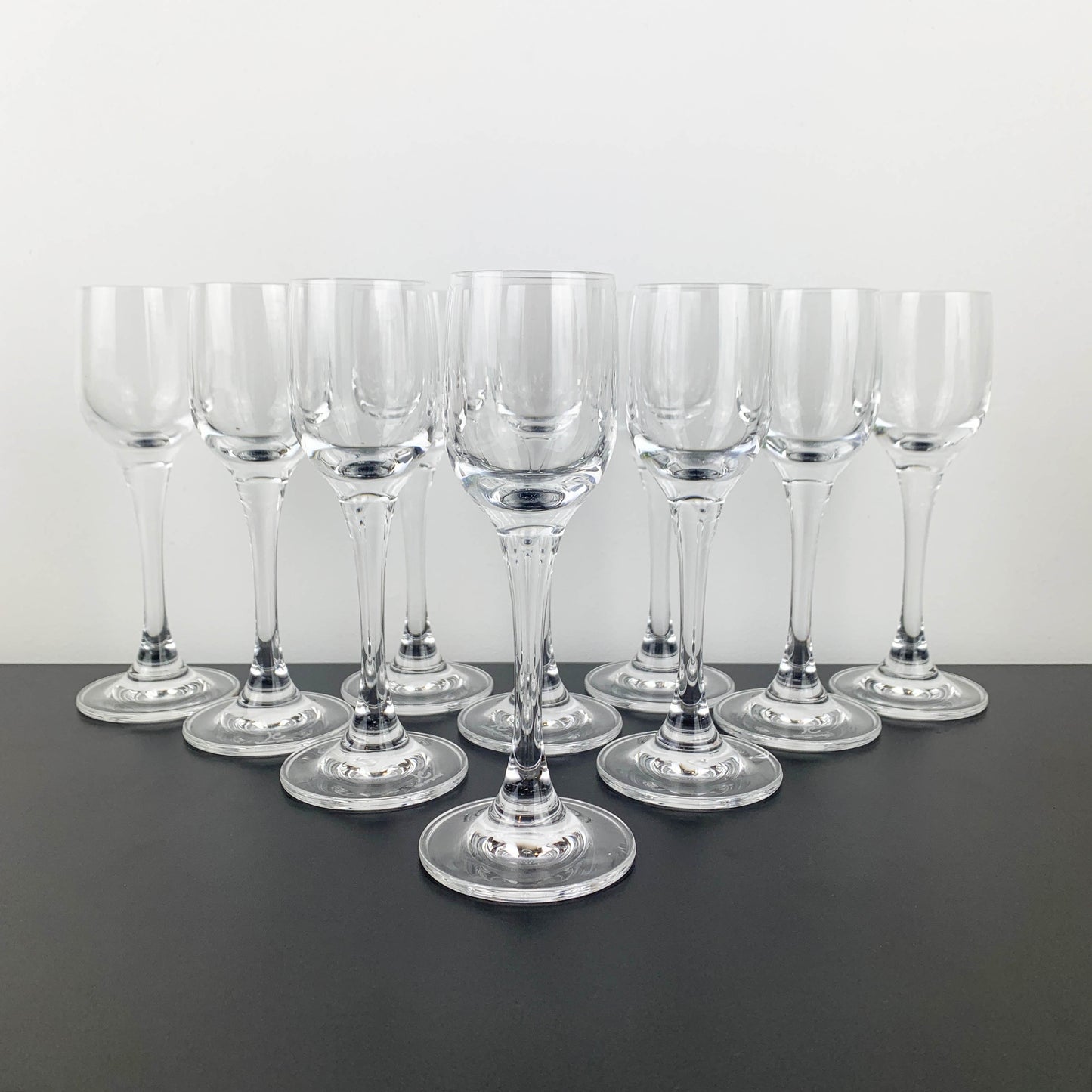 Inn Crystal Tall Stemmed Cordial and Aperitif Glass Set