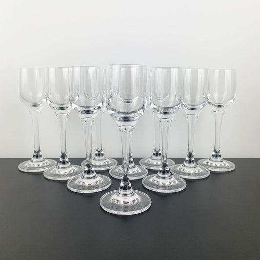 Inn Crystal Tall Stemmed Cordial and Aperitif Glass Set