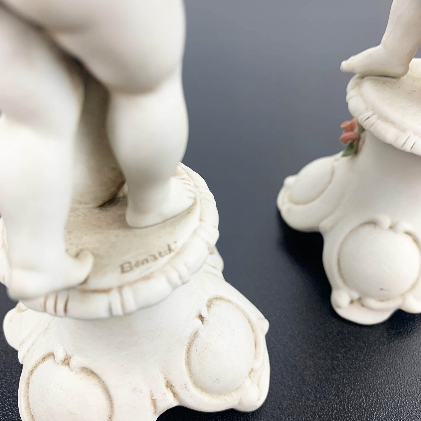 Benacchio (Triade) Signed Cherub Figurines - Set of 2