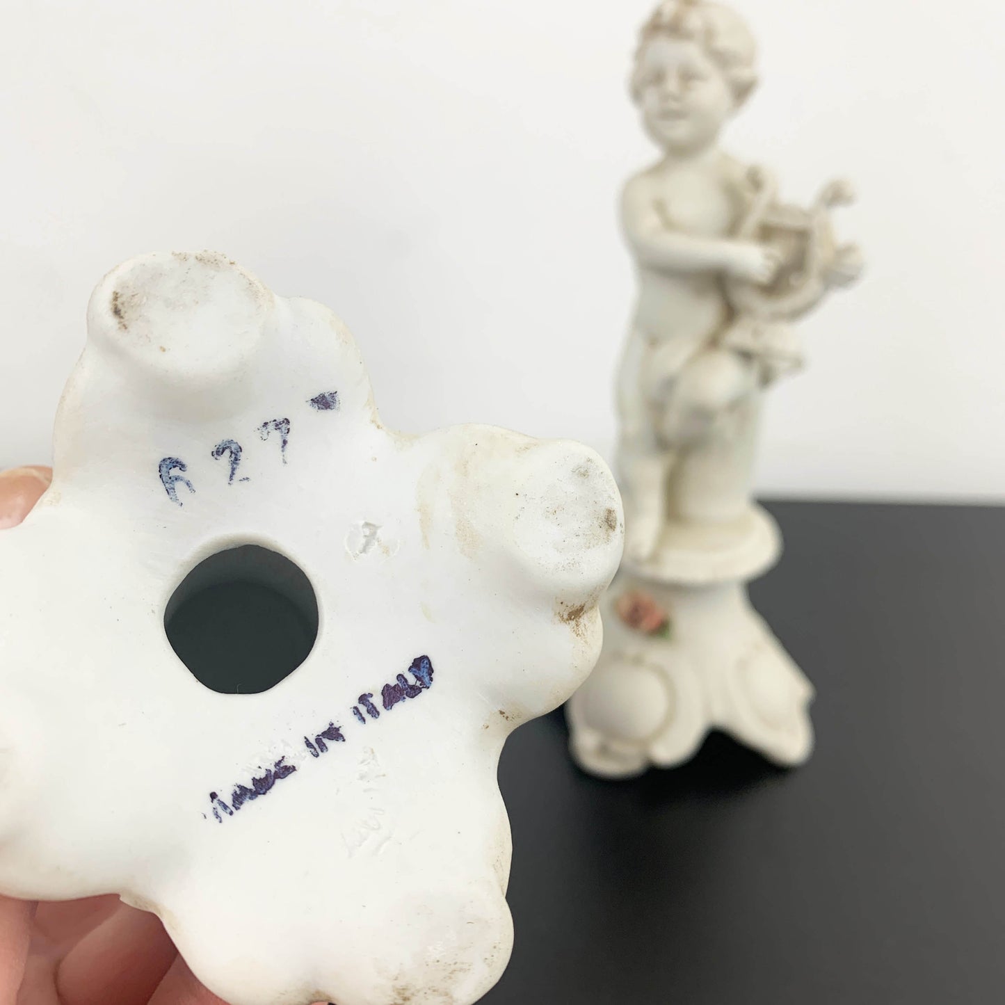 Benacchio (Triade) Signed Cherub Figurines - Set of 2