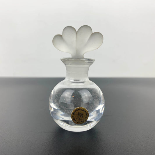 Italian Crystal Twin Heart Perfume Bottle