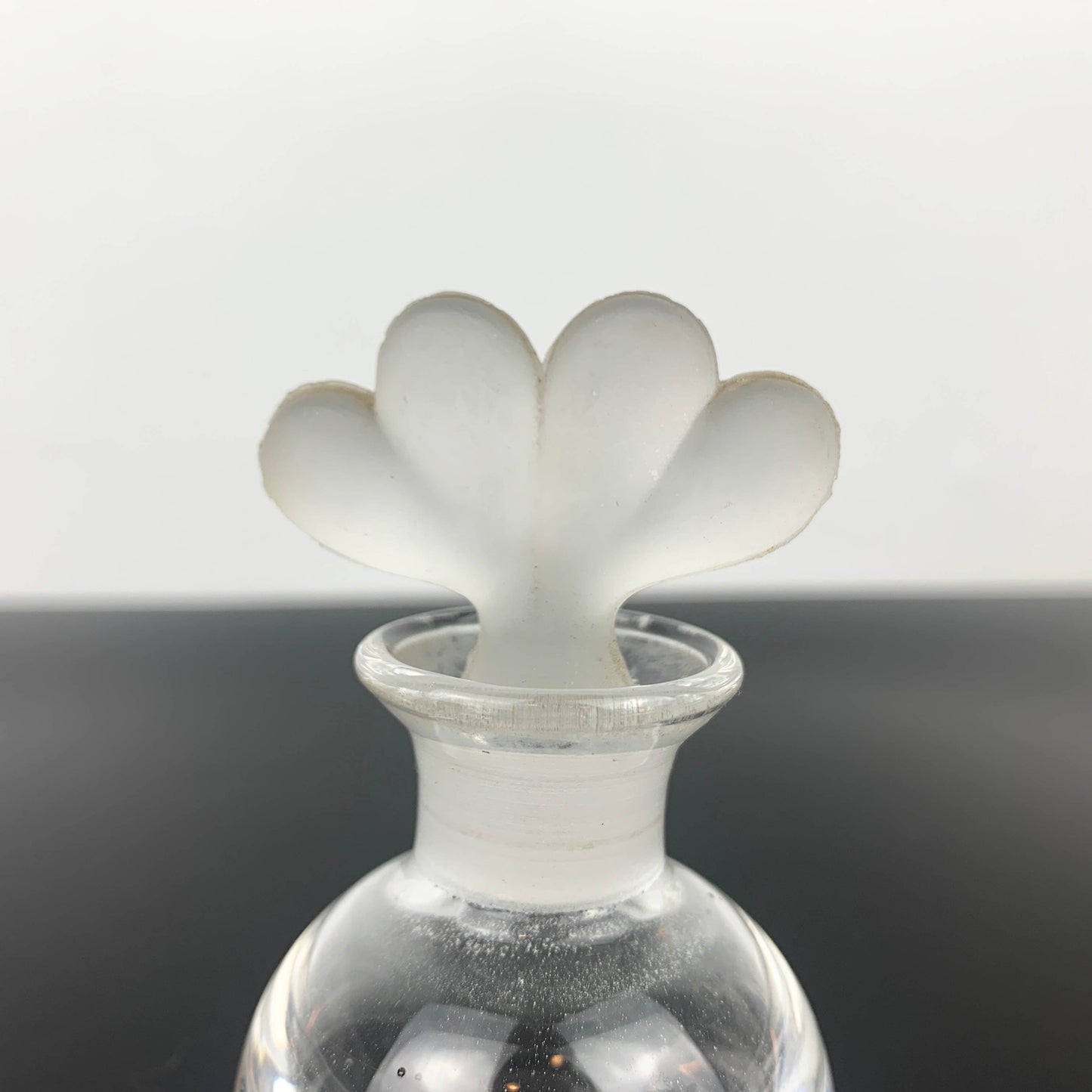 Italian Crystal Twin Heart Perfume Bottle