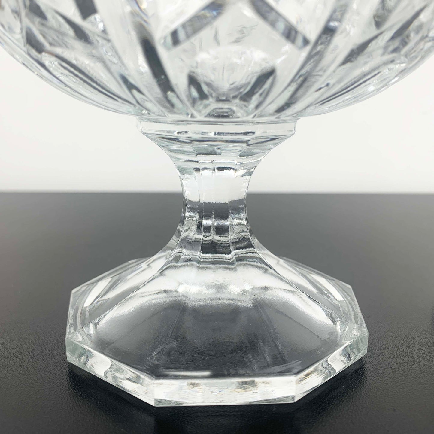 Italian Lidded Cut Glass Candy Jar