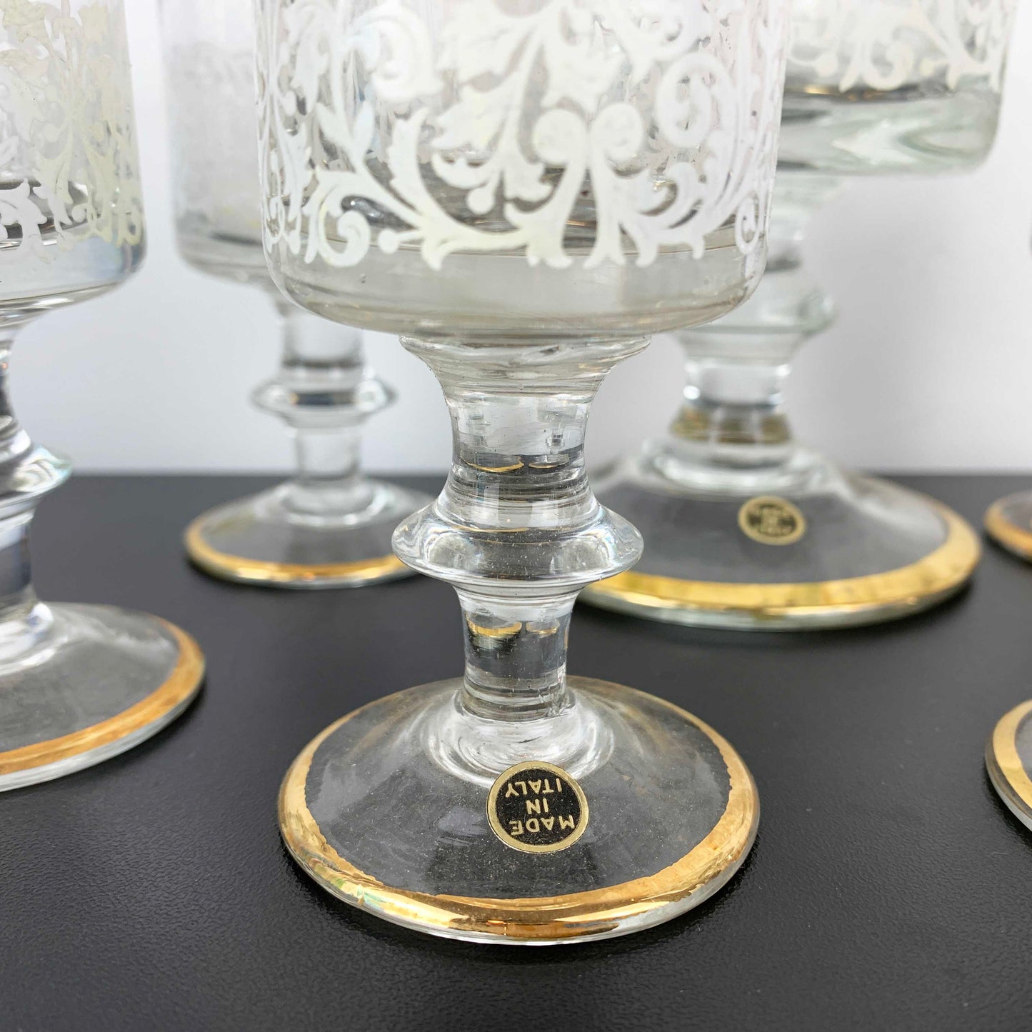 Italian Ewer Style Aperitif and Liqueur Set: 7 Piece