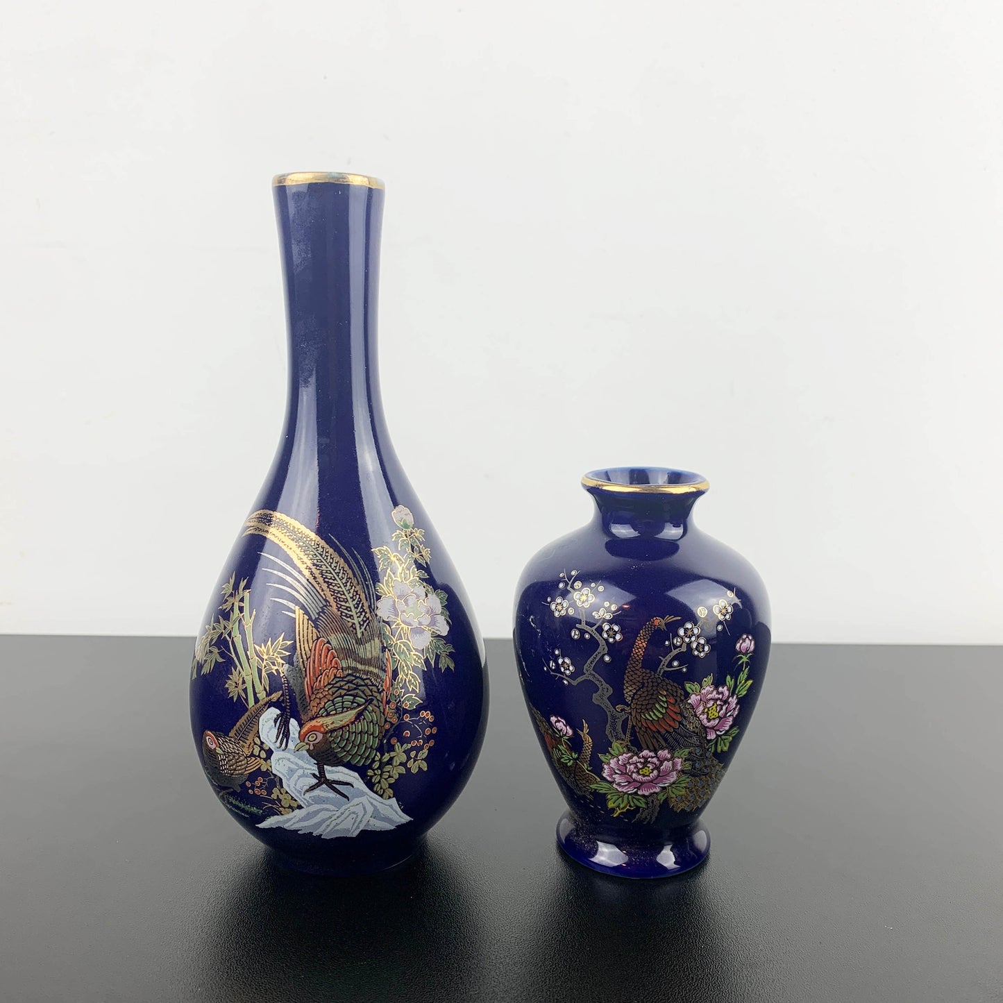 Japanese Kutani Ware Decor Set