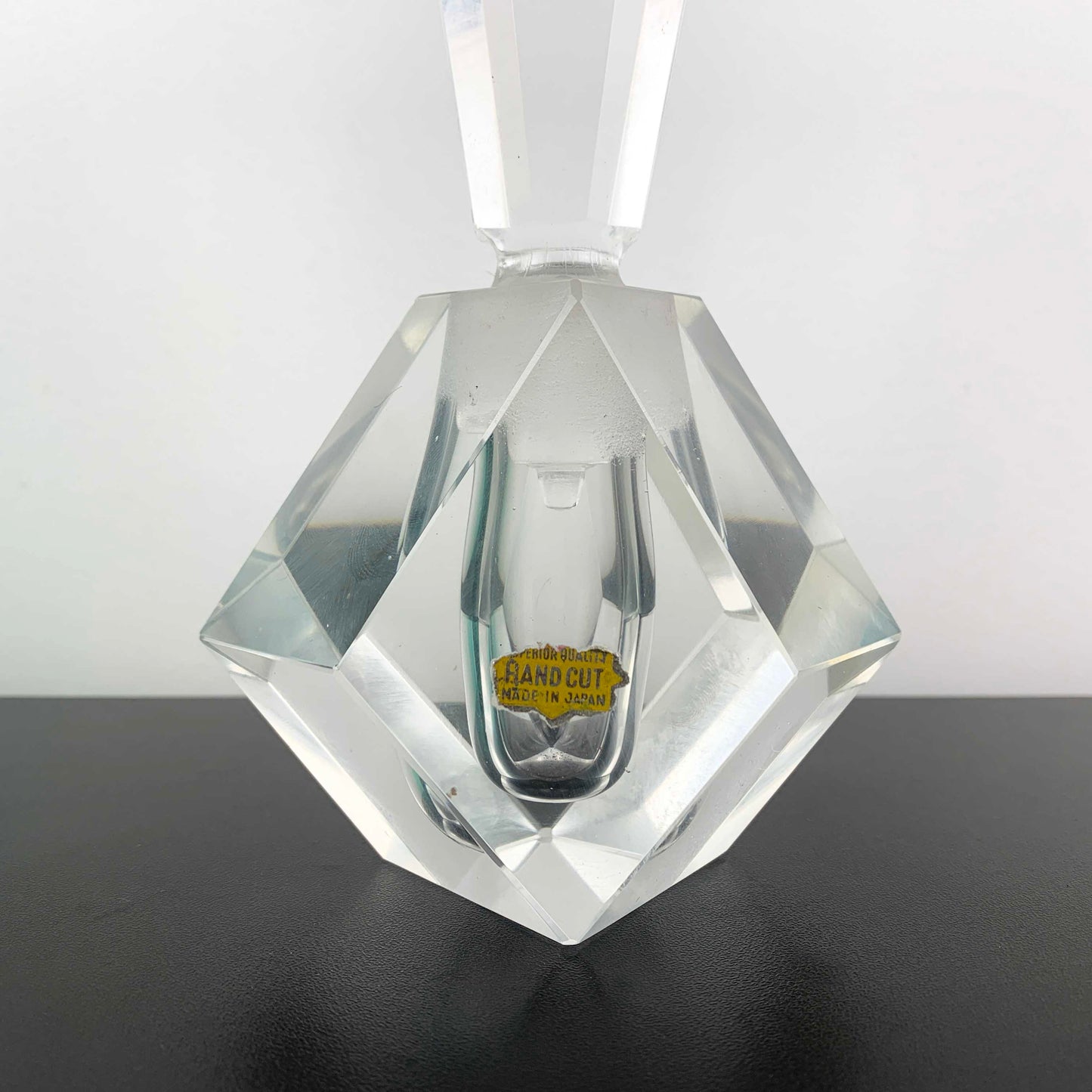 Art Deco Japanese Crystal Perfume Bottle