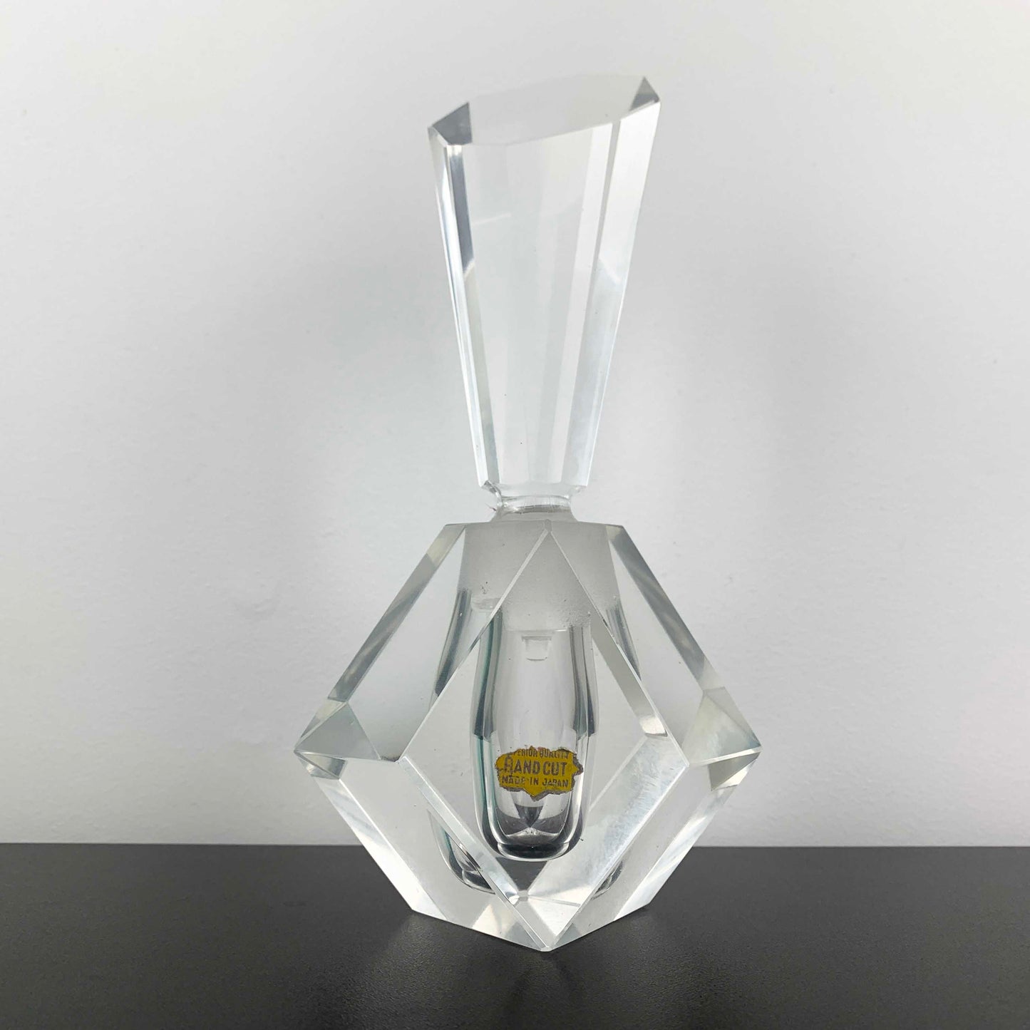 Art Deco Japanese Crystal Perfume Bottle