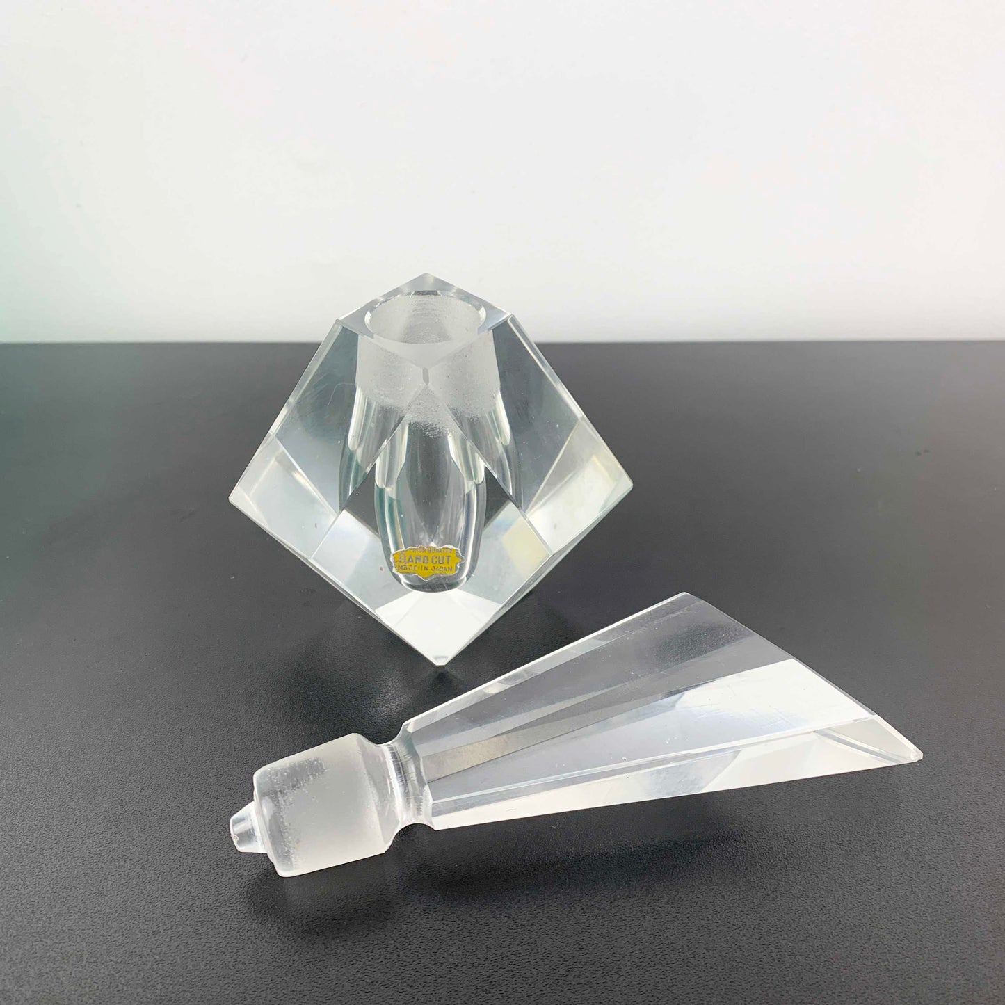 Art Deco Japanese Crystal Perfume Bottle