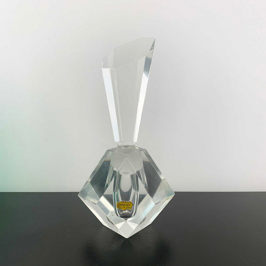 Art Deco Japanese Crystal Perfume Bottle