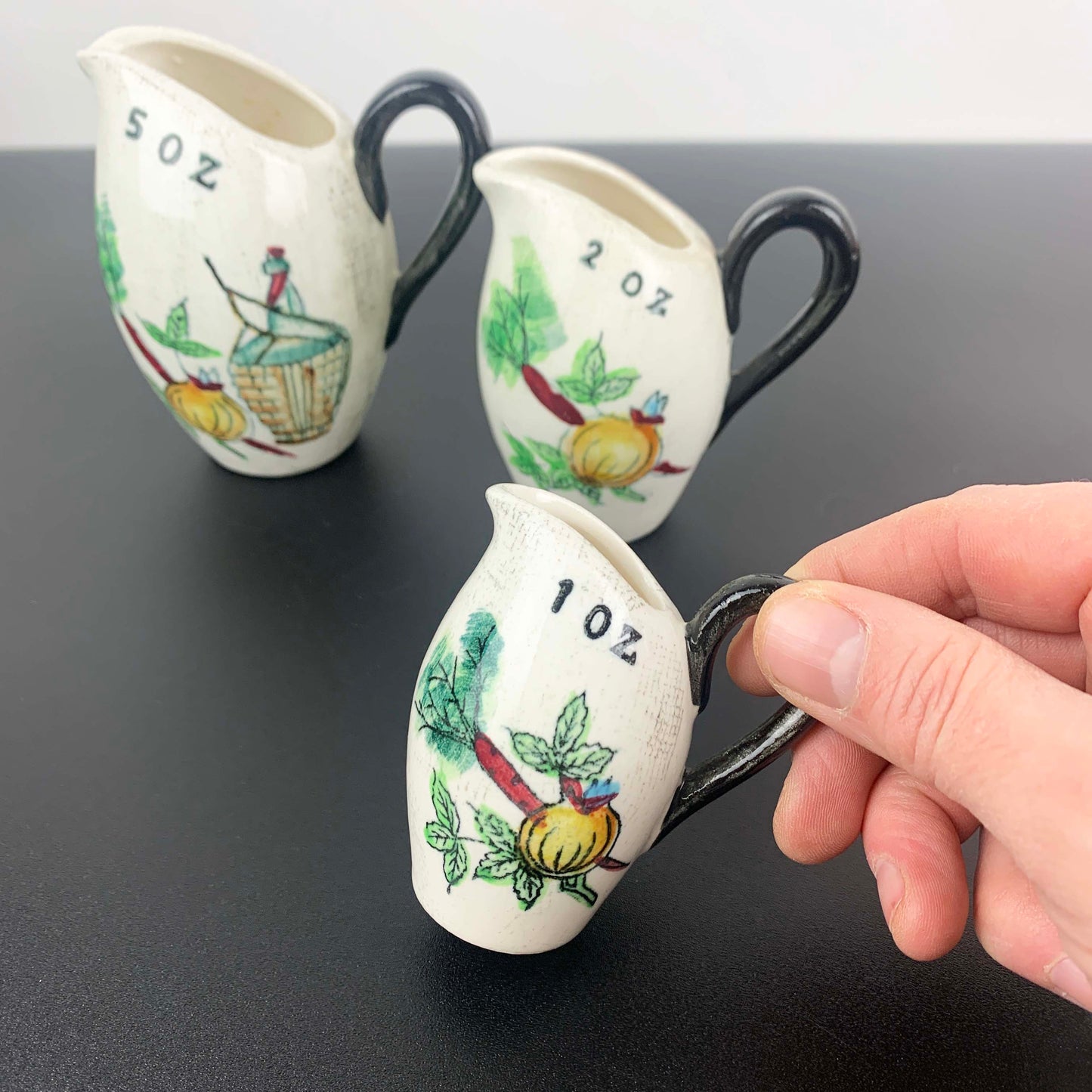 Japanese Ceramic Measuring Jug Set
