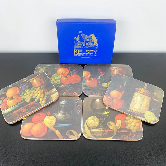 Kelsey of Stonehouse Fruit & Wine Coaster Set