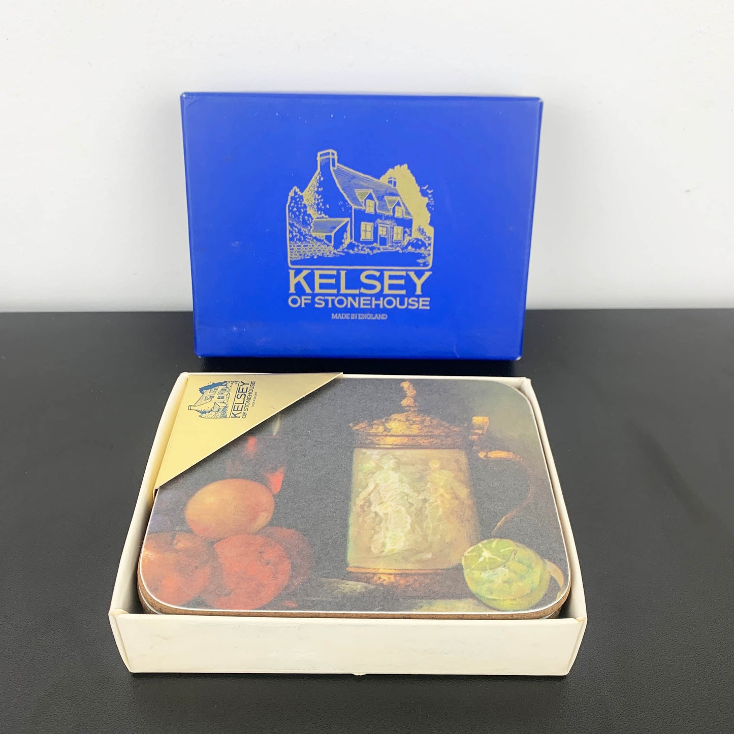 Kelsey of Stonehouse Fruit & Wine Coaster Set