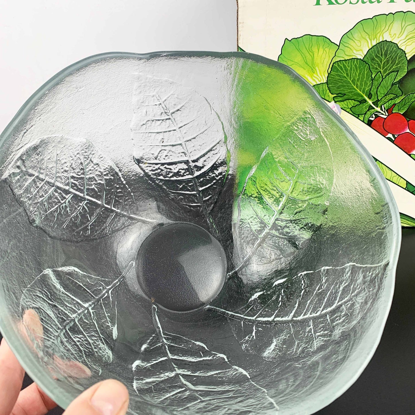 Kosta Boda 'Party' Leaf Embossed Large Serving Bowl