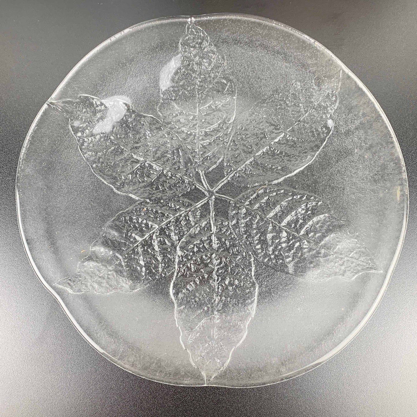 Kosta Boda 'Party' Leaf Embossed Platter - Set of 2
