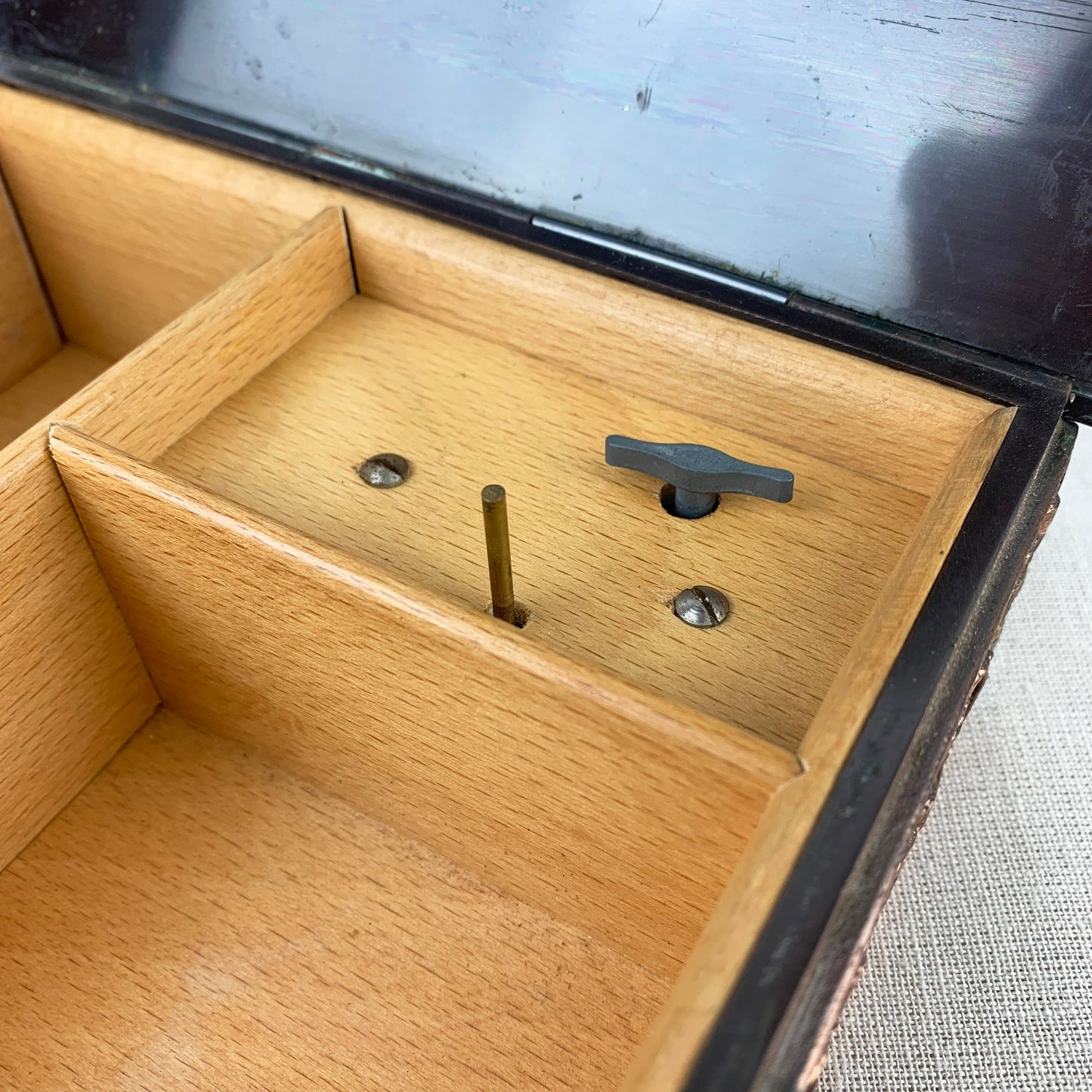 Lador Switzerland Copper Musical Jewellery Box