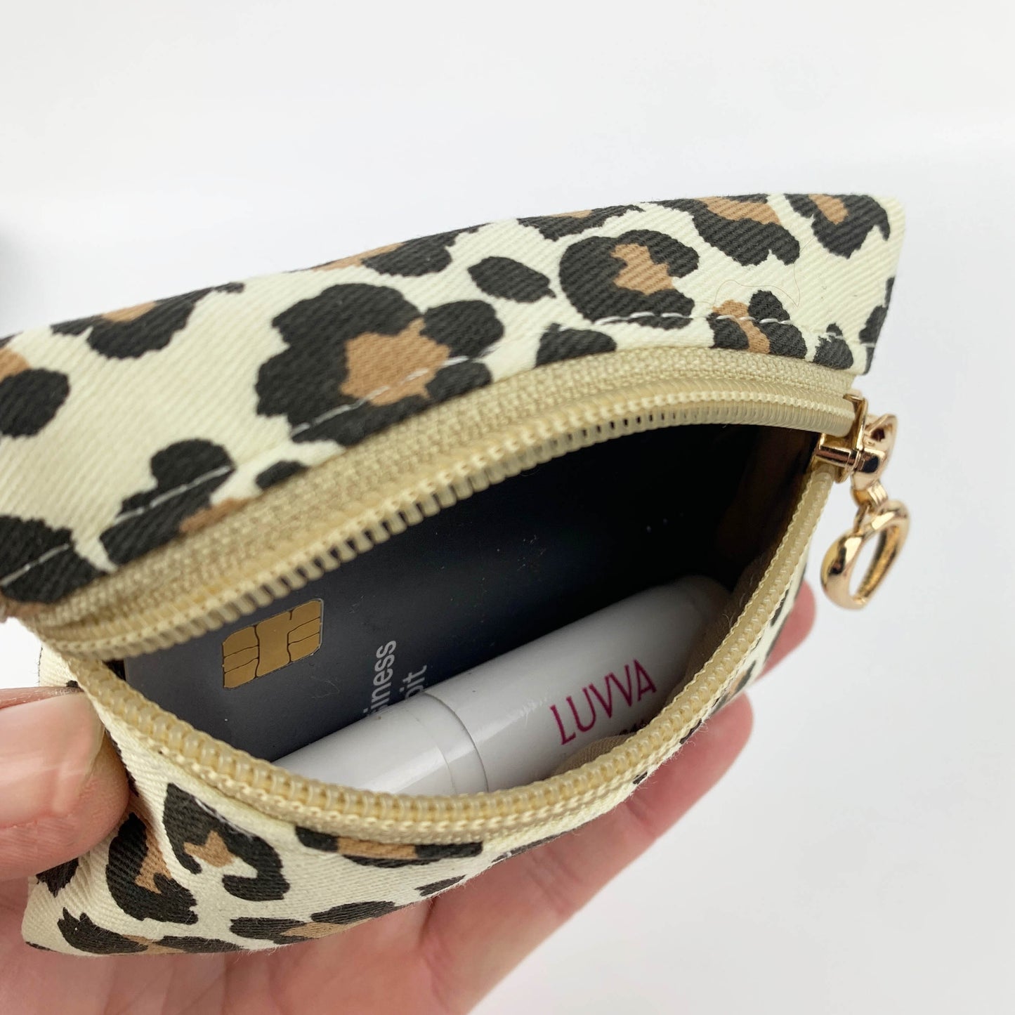 Leopard Print Coin Purse & Wristlet: Matching Set or Individual