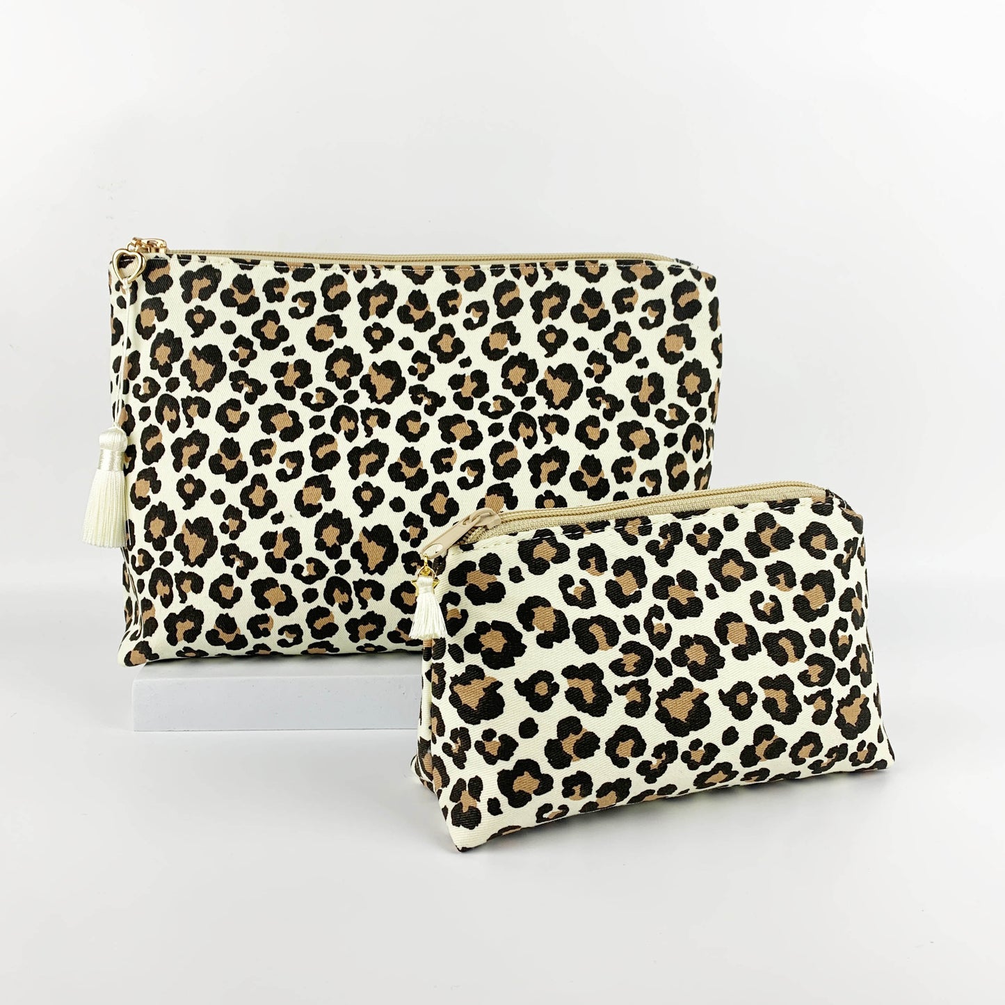 Leopard Print Makeup & Cosmetics Pouch