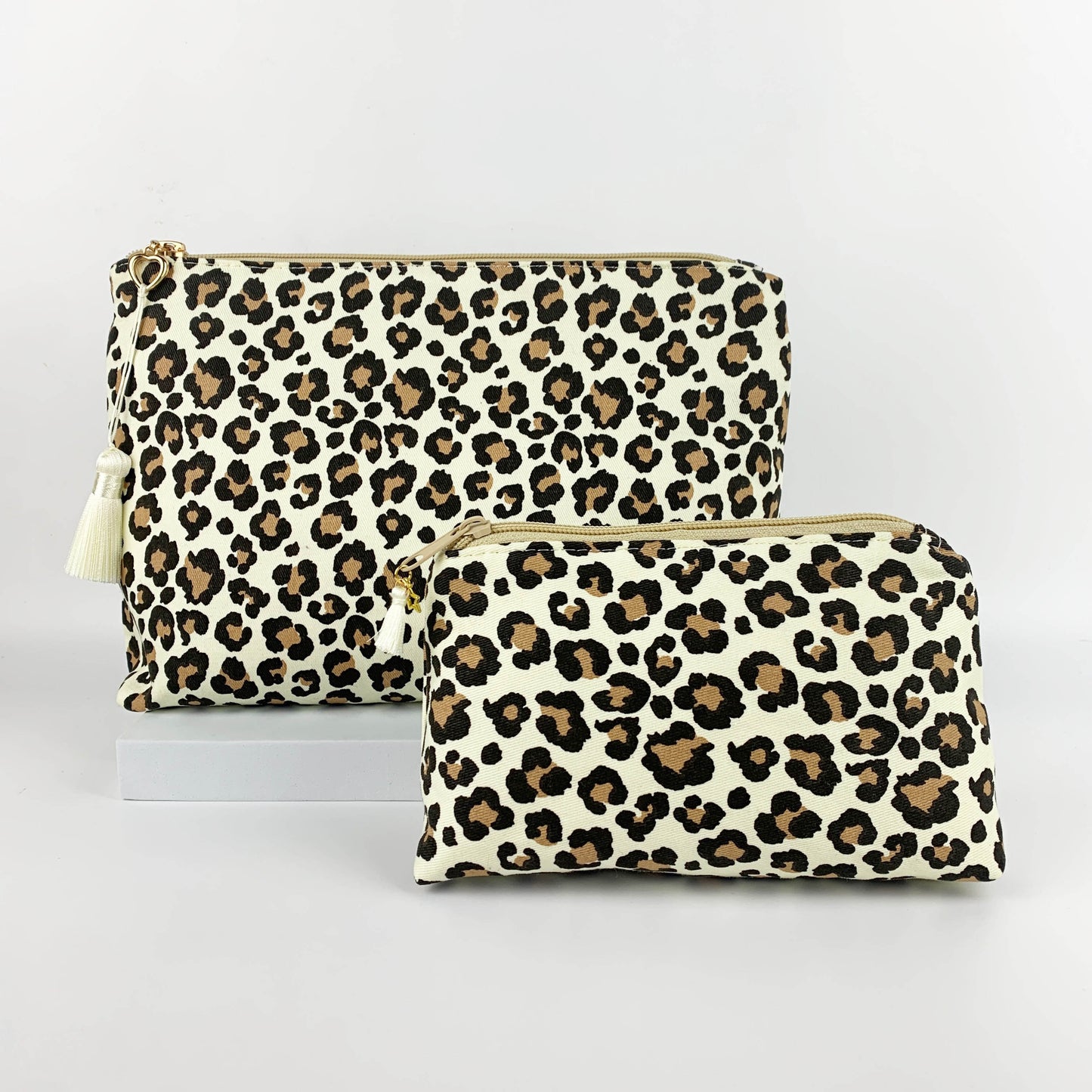 Leopard Print Makeup & Cosmetics Pouch