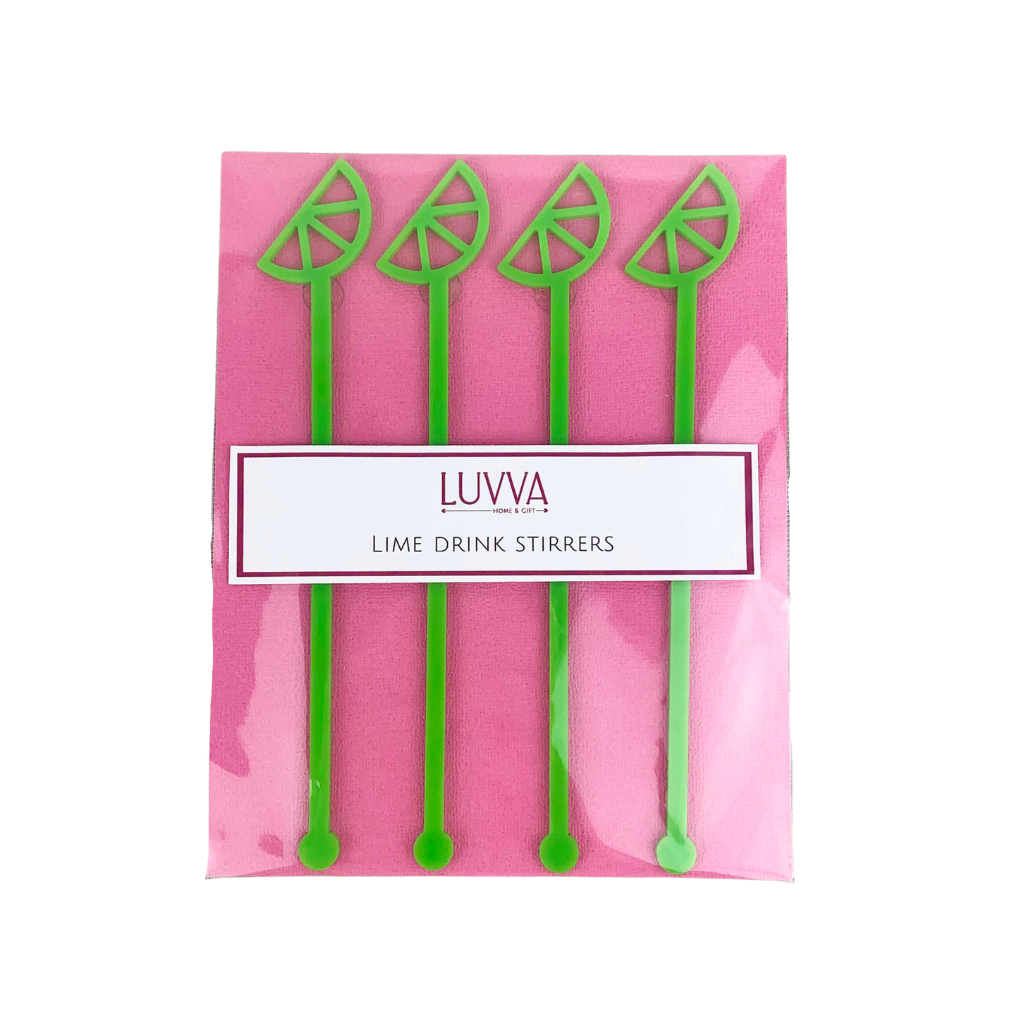 Lime Drink Stirrers
