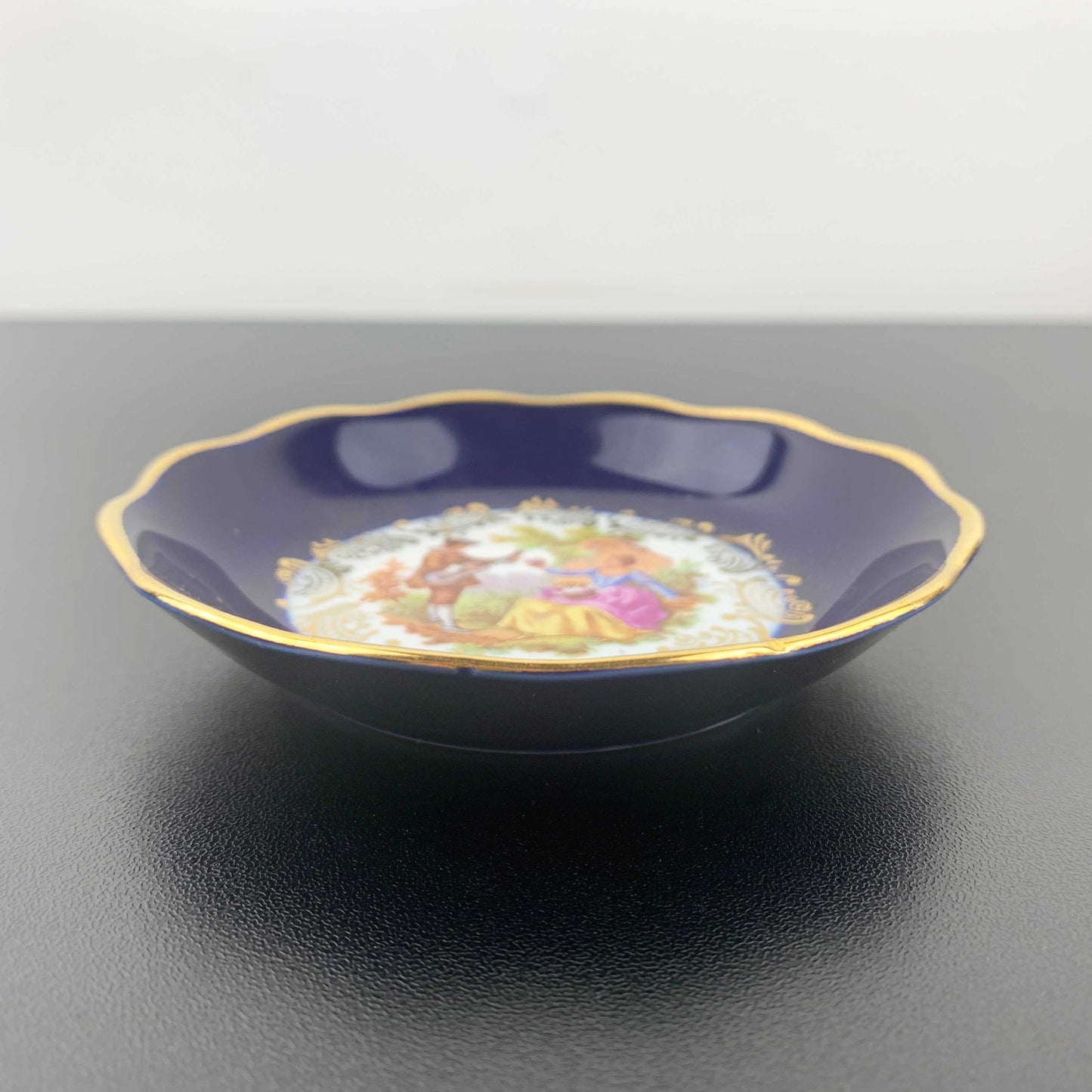 Limoges France Victorian Courting Couple Pin Dish