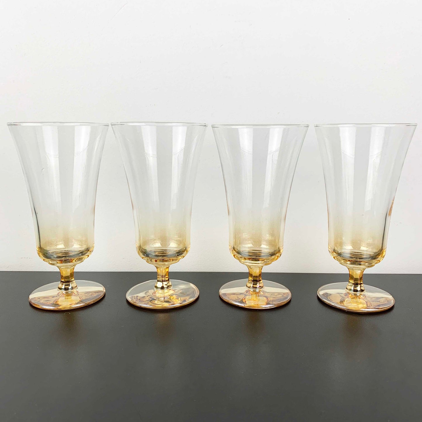 Lustre Footed Cocktail and Parfait Glass: Set of 9