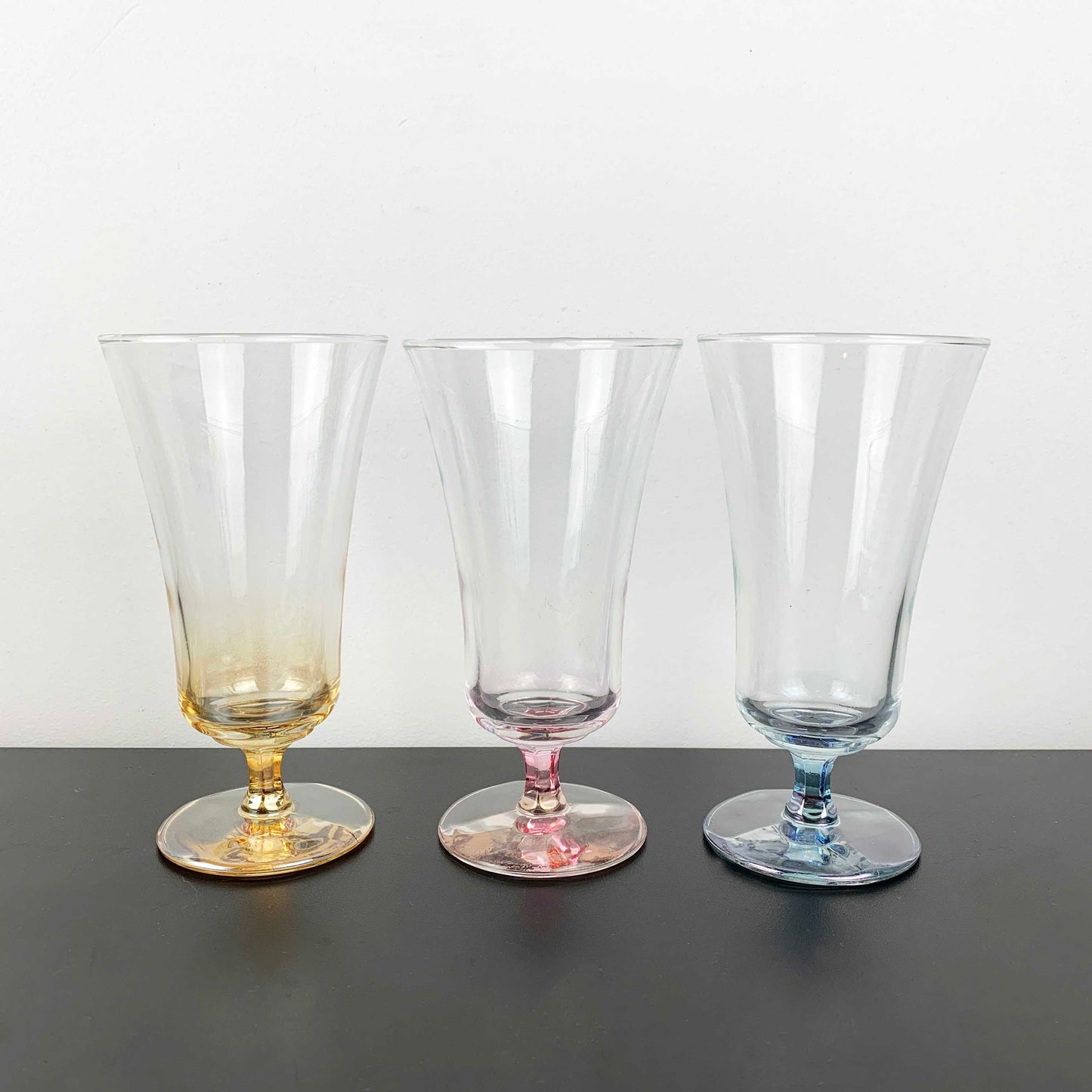 Lustre Footed Cocktail and Parfait Glass: Set of 9