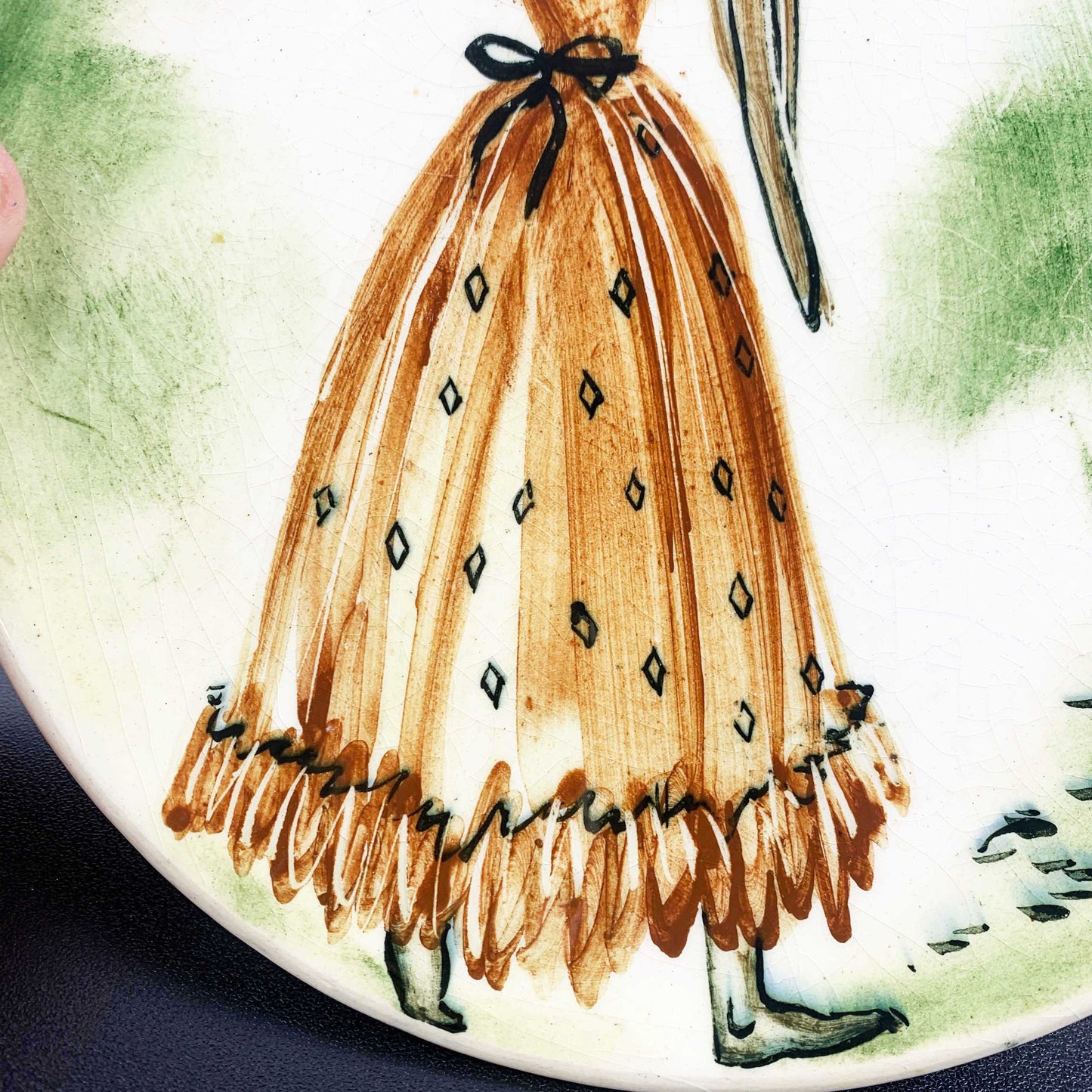 Martin Boyd Wall Plate - Girl with Fruit
