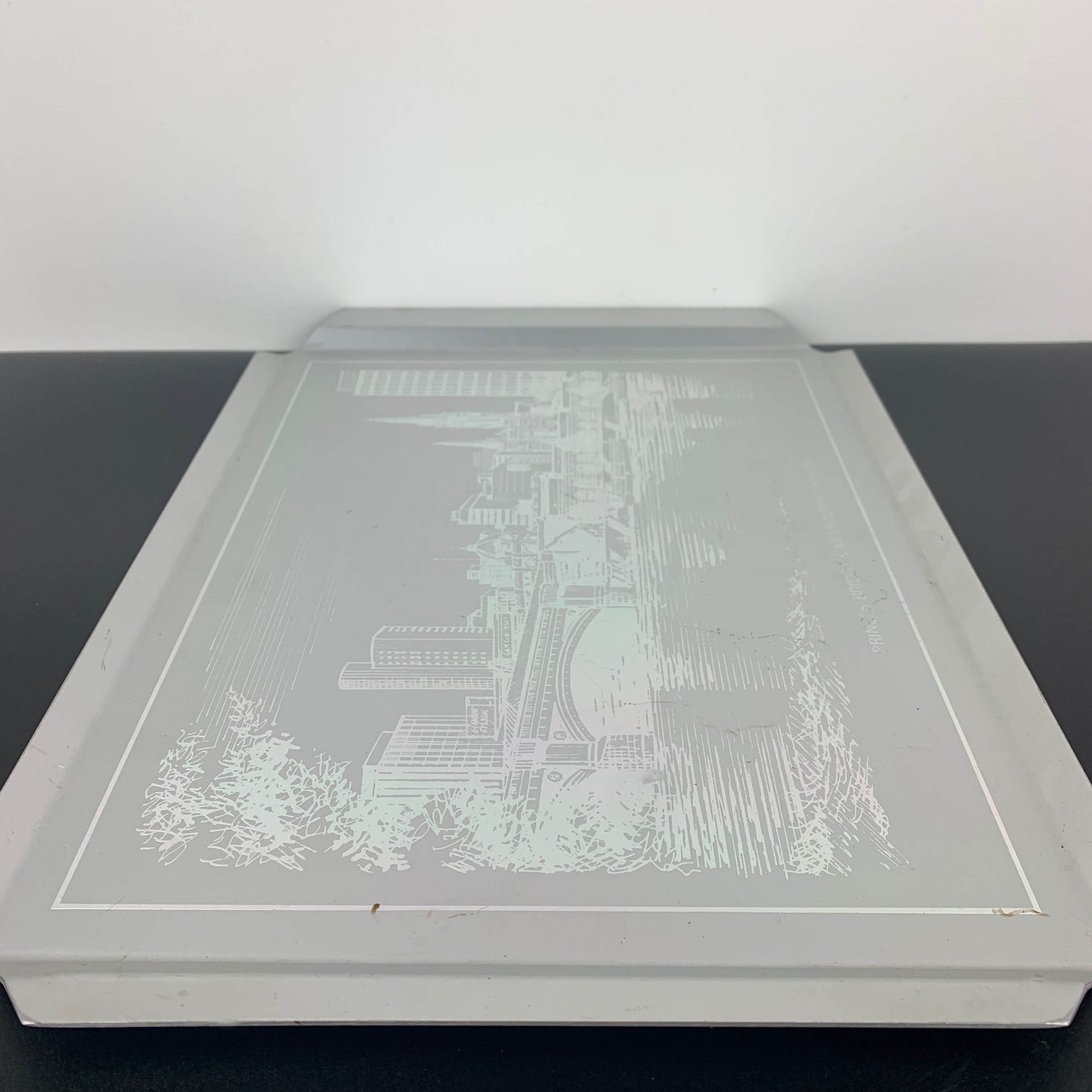 Engraved Melbourne Skyline Drinks Tray