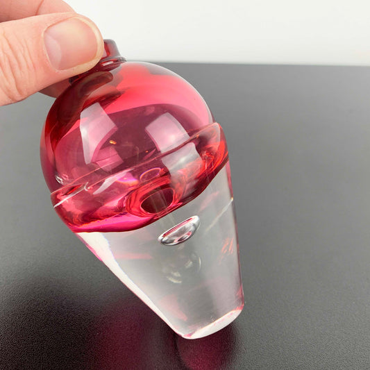 Michael Hook Art Glass Perfume Bottle