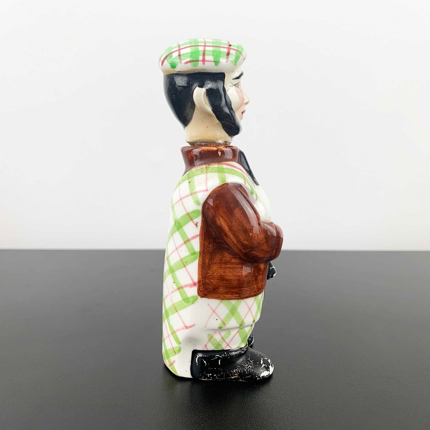 Ceramic Scottish Man Miniature Decanter