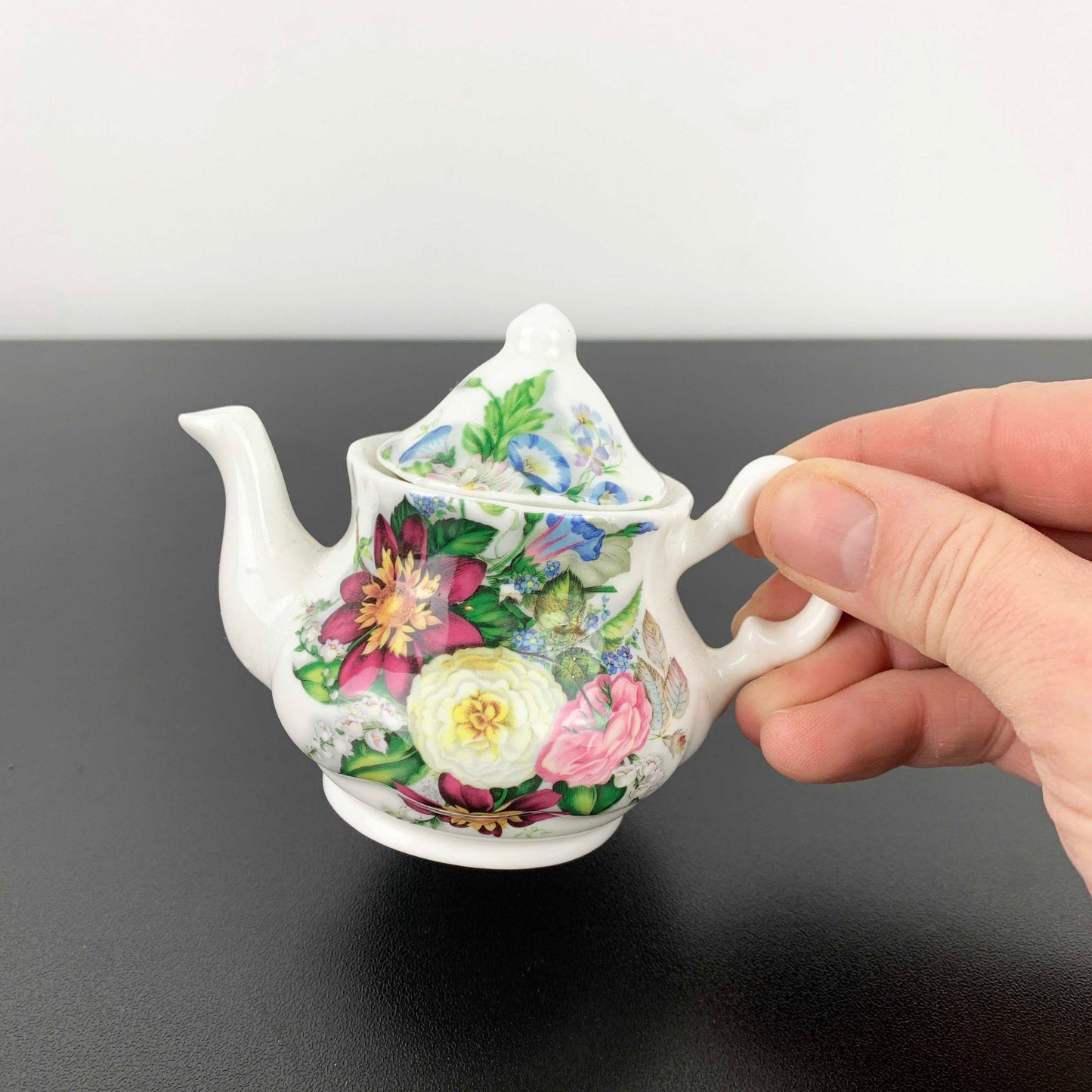 Miniature English Fine China Teapot