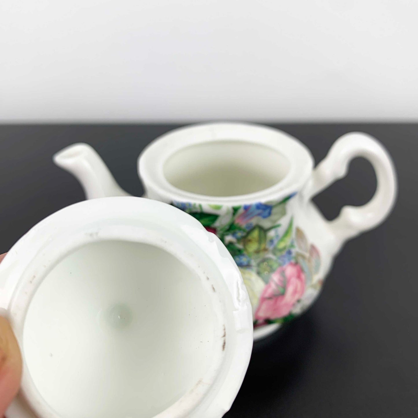 Miniature English Fine China Teapot