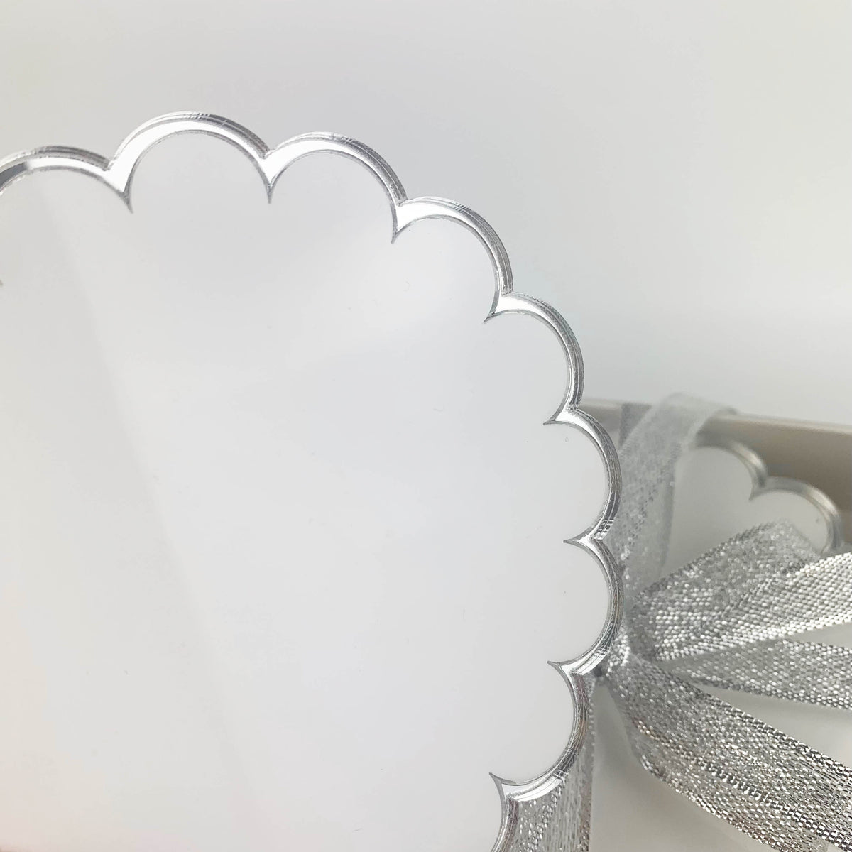Signature Mirrored Coasters - Silver or Gold