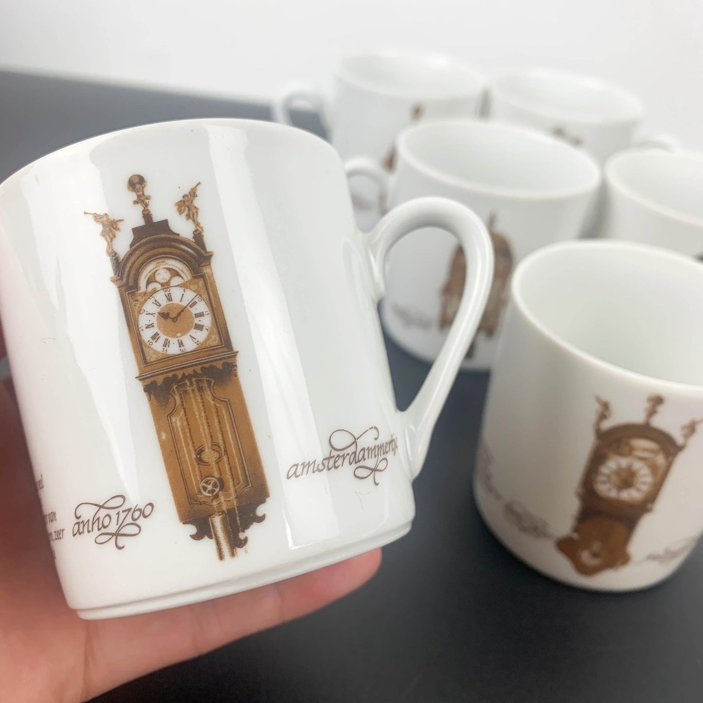 Mitterteich Porzellan Germany Clocks Coffee and Cake Service Set