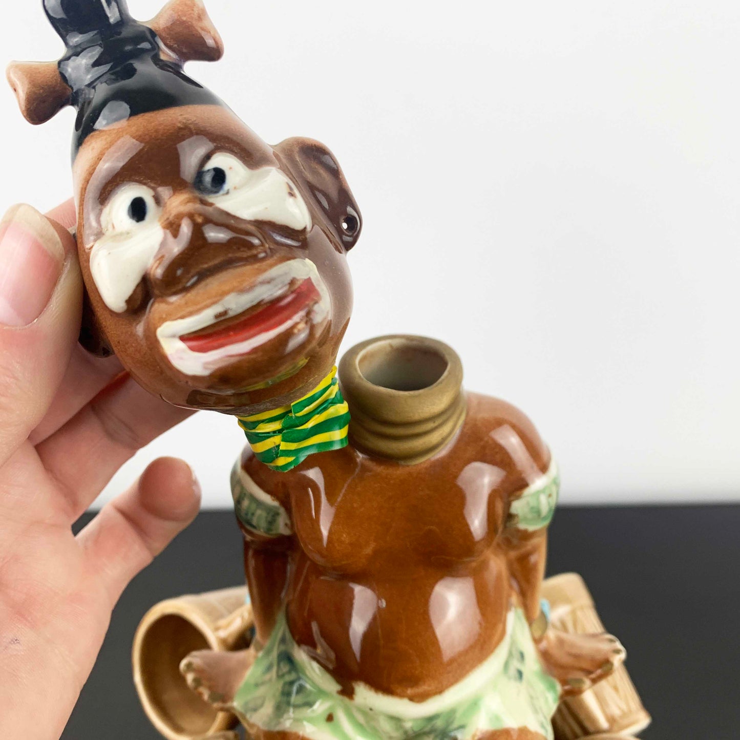 African Zulu Novelty Decanter Set