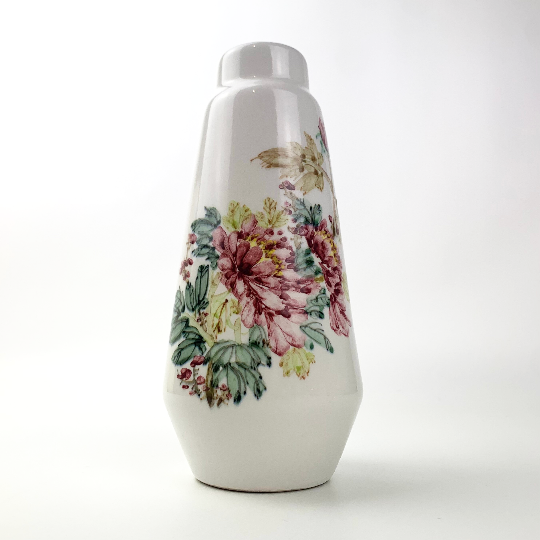 Hand Painted Ceramic Bottle Vase