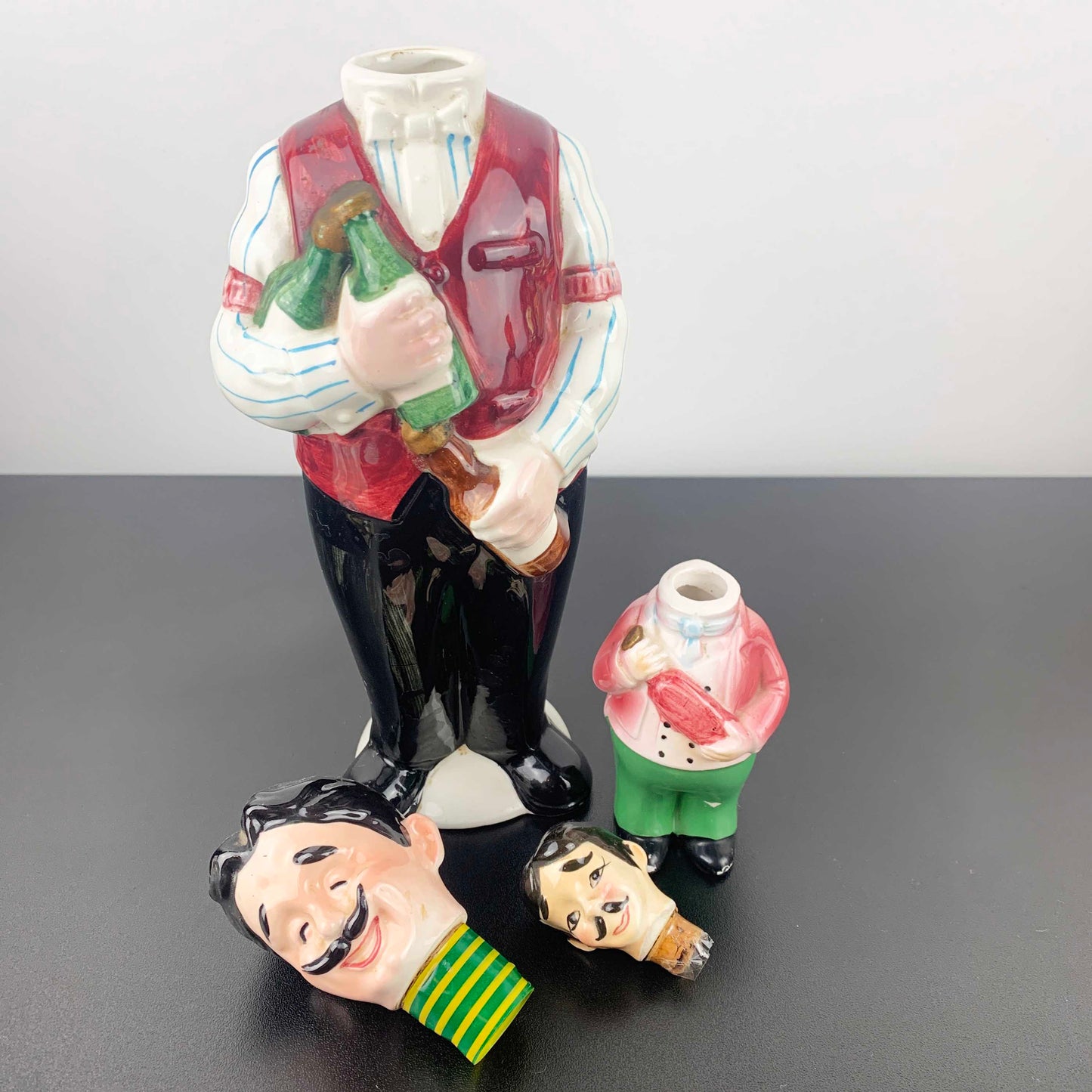 Ceramic Italian Waiter Decanter Set